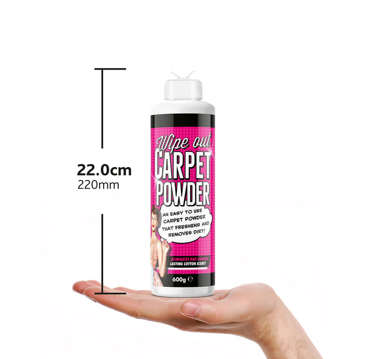 Wipeout - Magic Carpet Powder 600g | Stain & Odour Remover for Carpets & Fabrics
