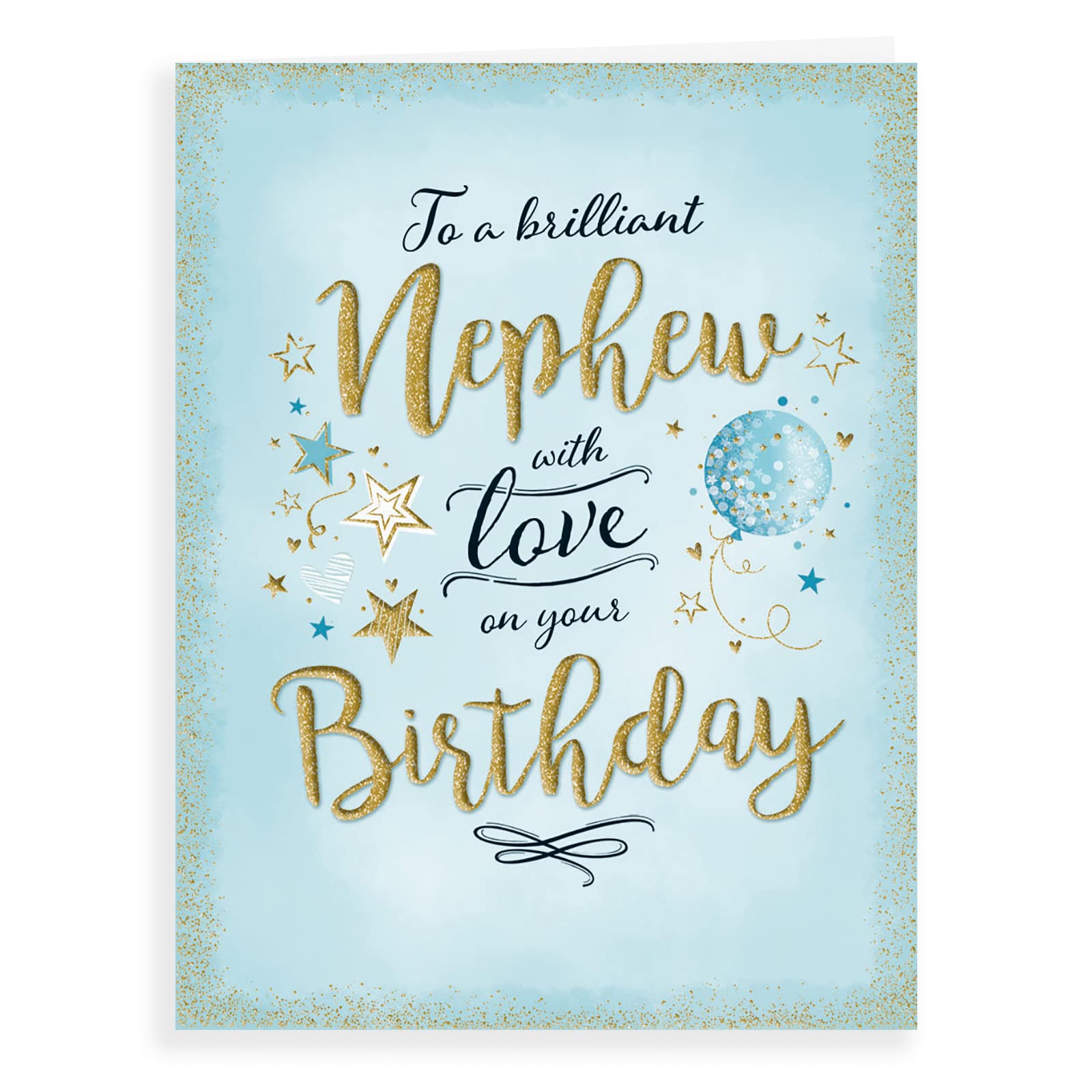 Piccadilly Greetings Nephew Birthday Card | 8 x 6 Inches | Includes Envelope