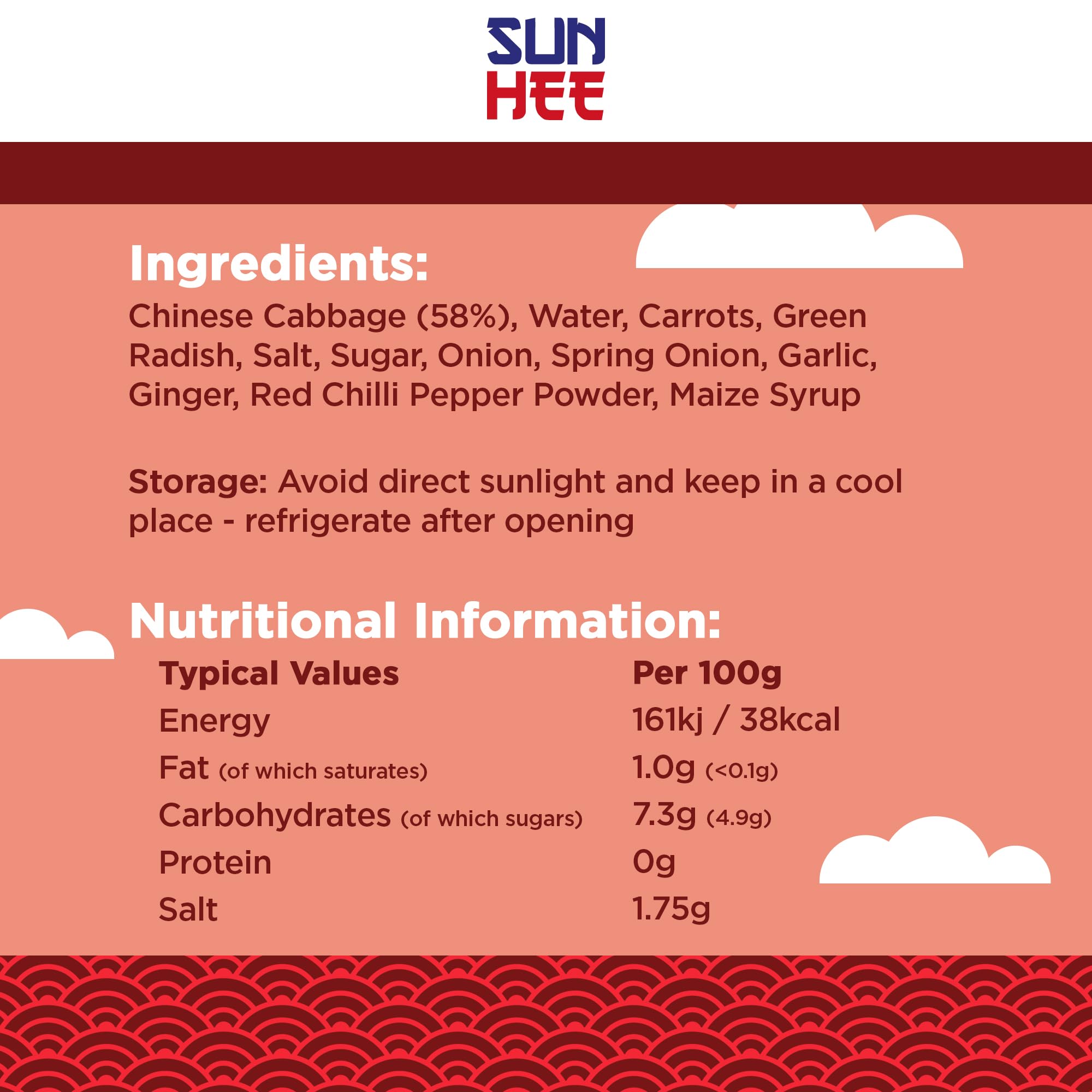 Sun Hee - Kimchi Scharf &amp; Würzig 190g 3