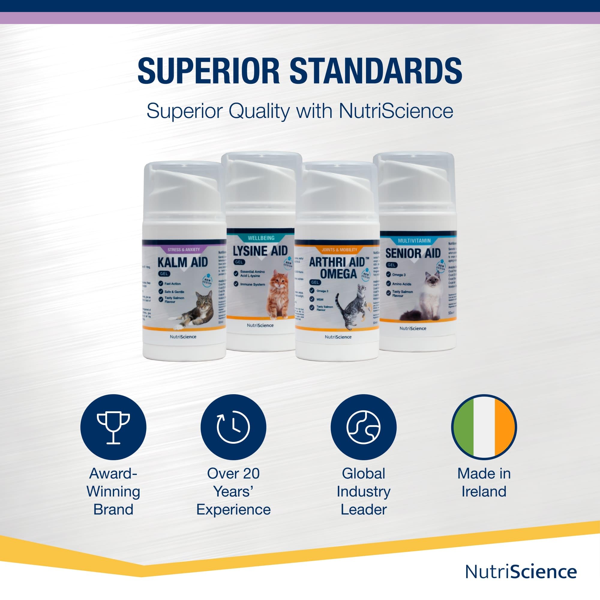 NutriScience Lysine Aid Cat Gel - Immune Support for FHV-1 Symptoms | 50ml 9