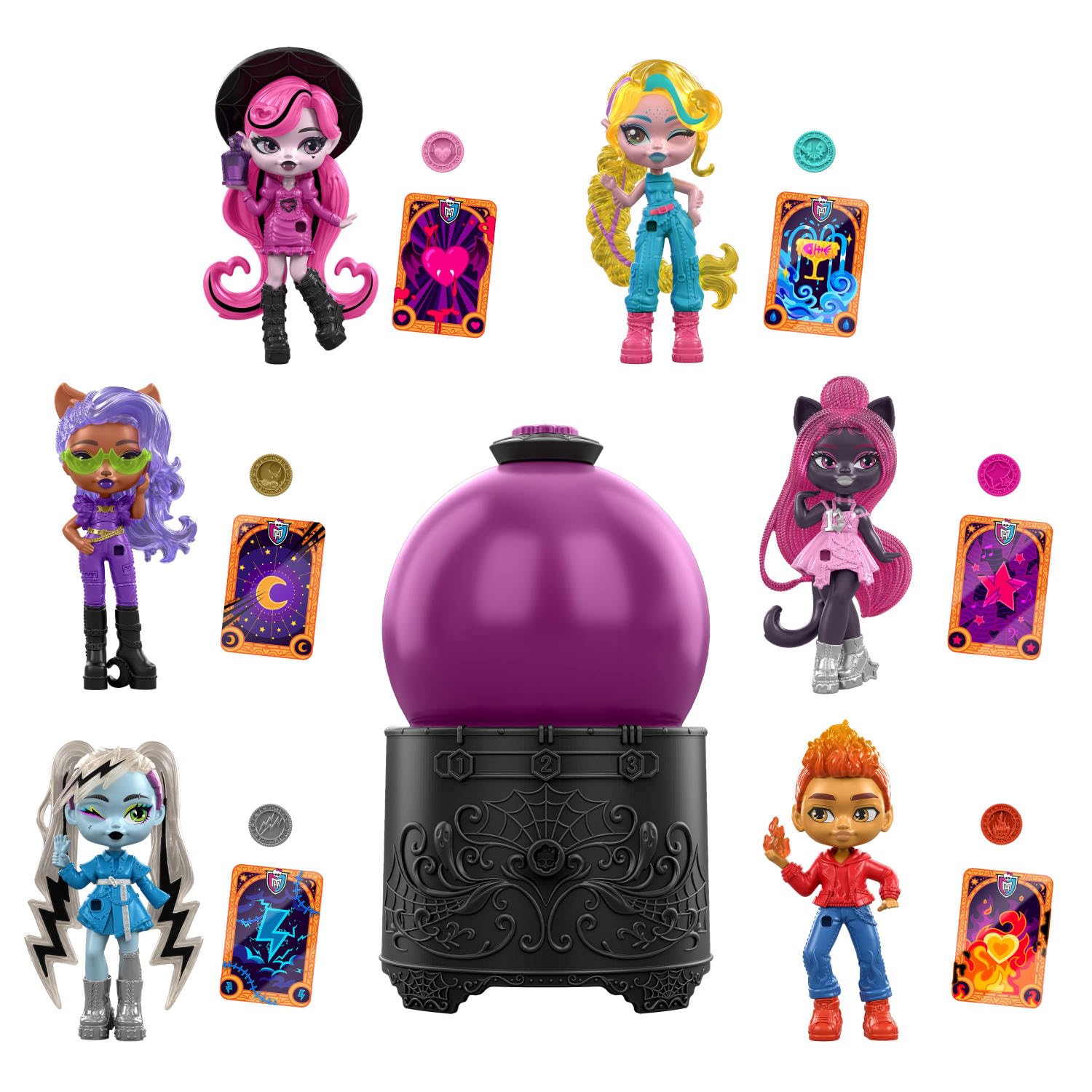 Monster High Potions Crystal Ball Mini Dolls Surprise 3-inch Character Figure JCX99 1