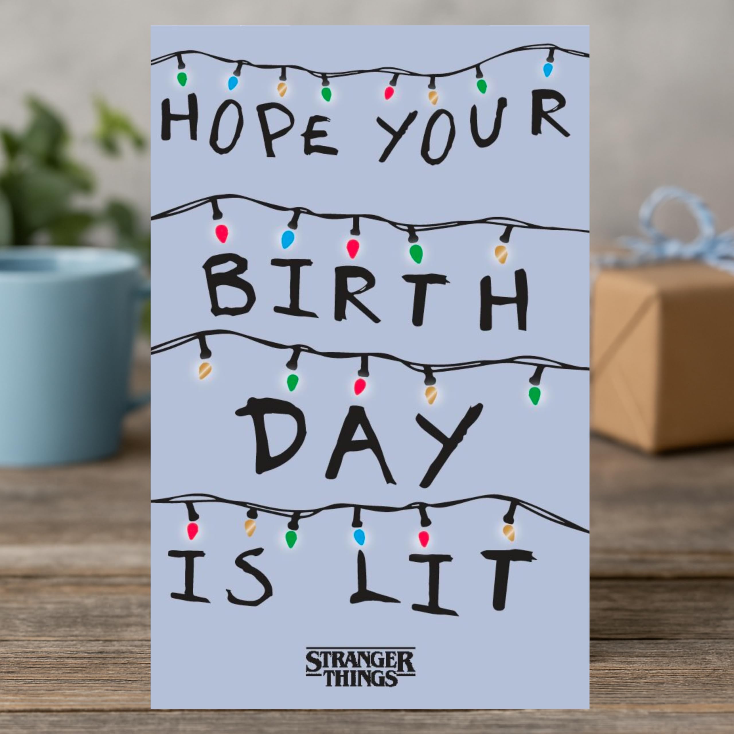 Danilo Promotions LTD Stranger Things Birthday Card | Unisex-Adults & Kids | Multi Color 3