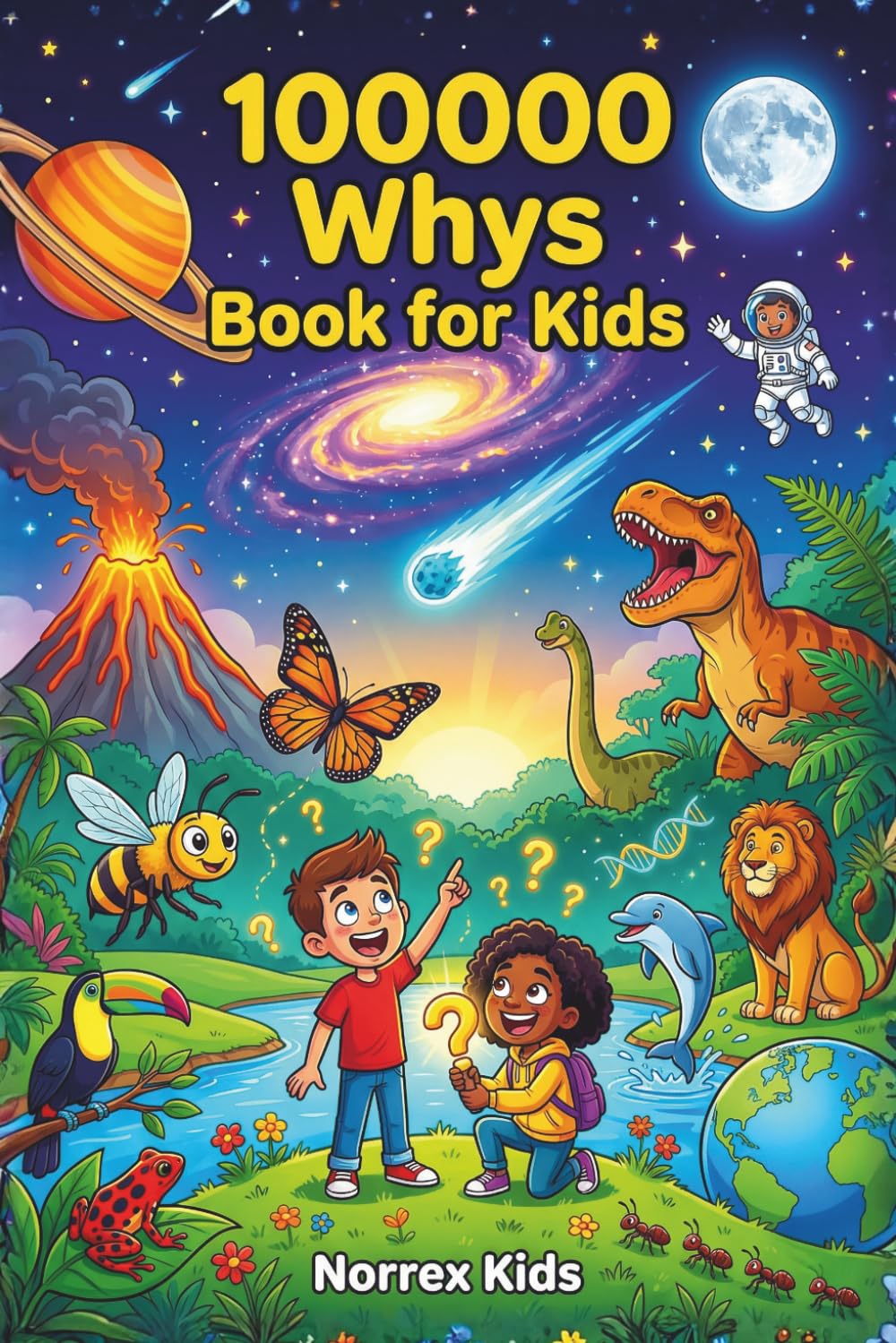 Norrex Kids 100000 Whys Book for Kids - Children's Encyclopedia for Ages 8-12 | Paperback 1