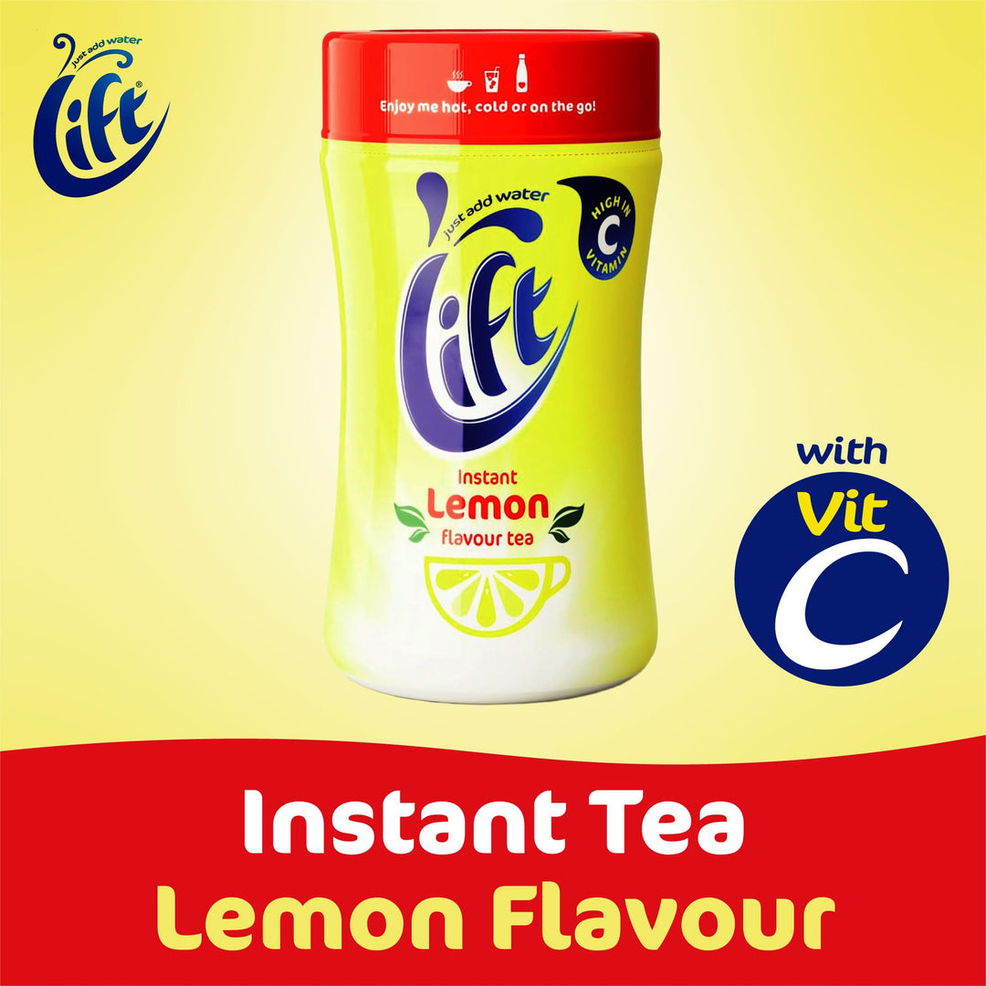 Lift - Instant Lemon Flavoured Tea 6 x 165g Jars