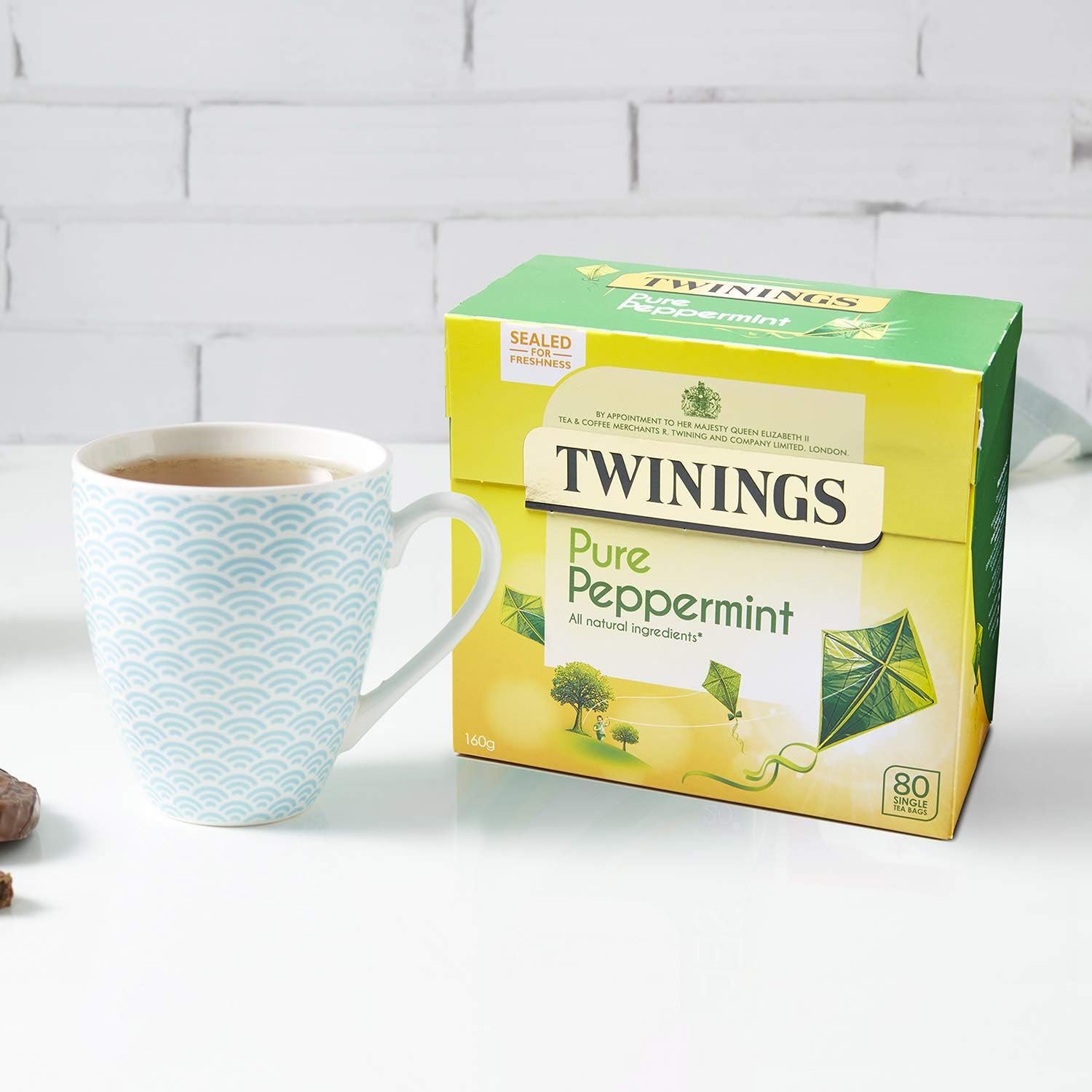Twinings Pure Peppermint 80 Tea Bags, 160g - Naturally Caffeine Free Herbal Tea 7