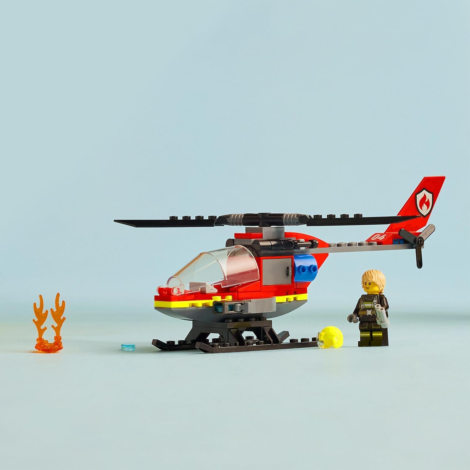 LEGO City Feuerwehr-Rettungshubschrauber-Spielzeug – Bauset für Kinder ab 5 Jahren