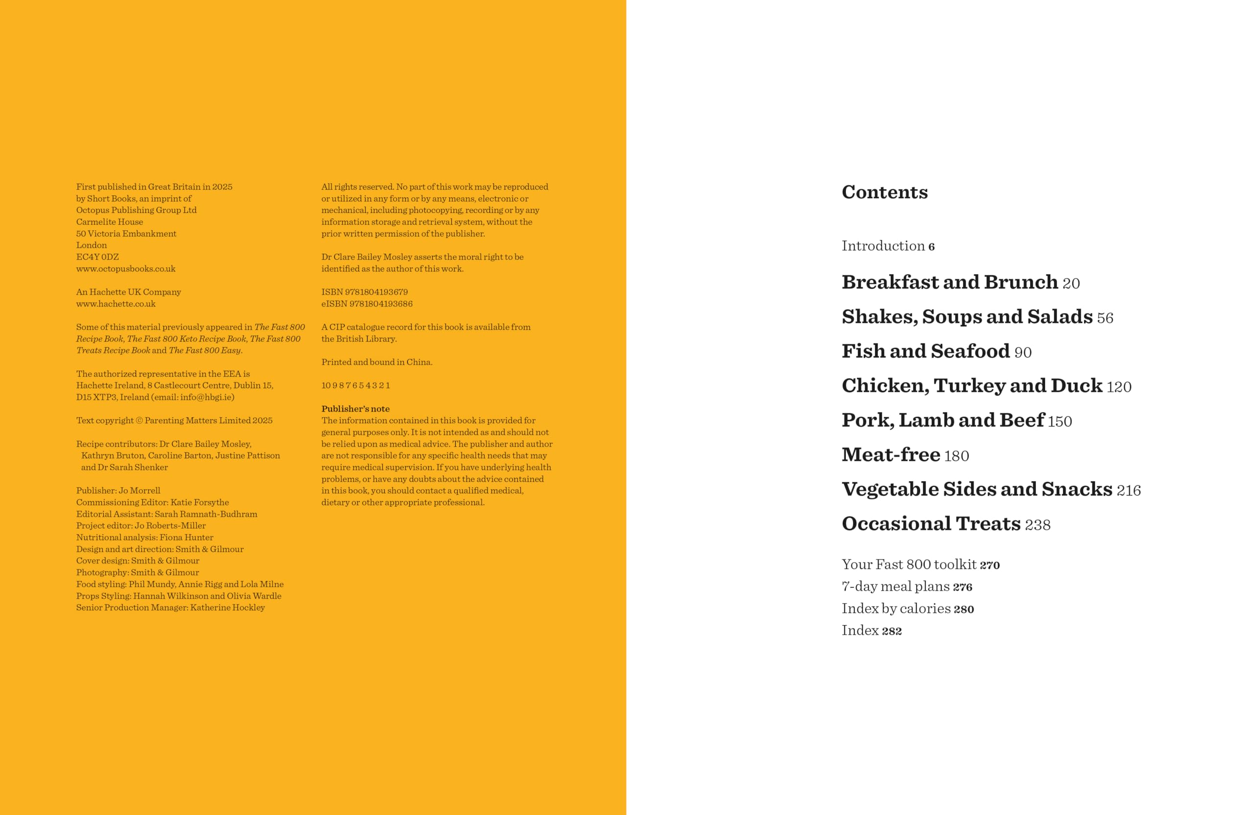 The Fast 800 Favourites: Over 100 Low-Calorie Recipes for a Healthy Lifestyle | Hardcover | English 2
