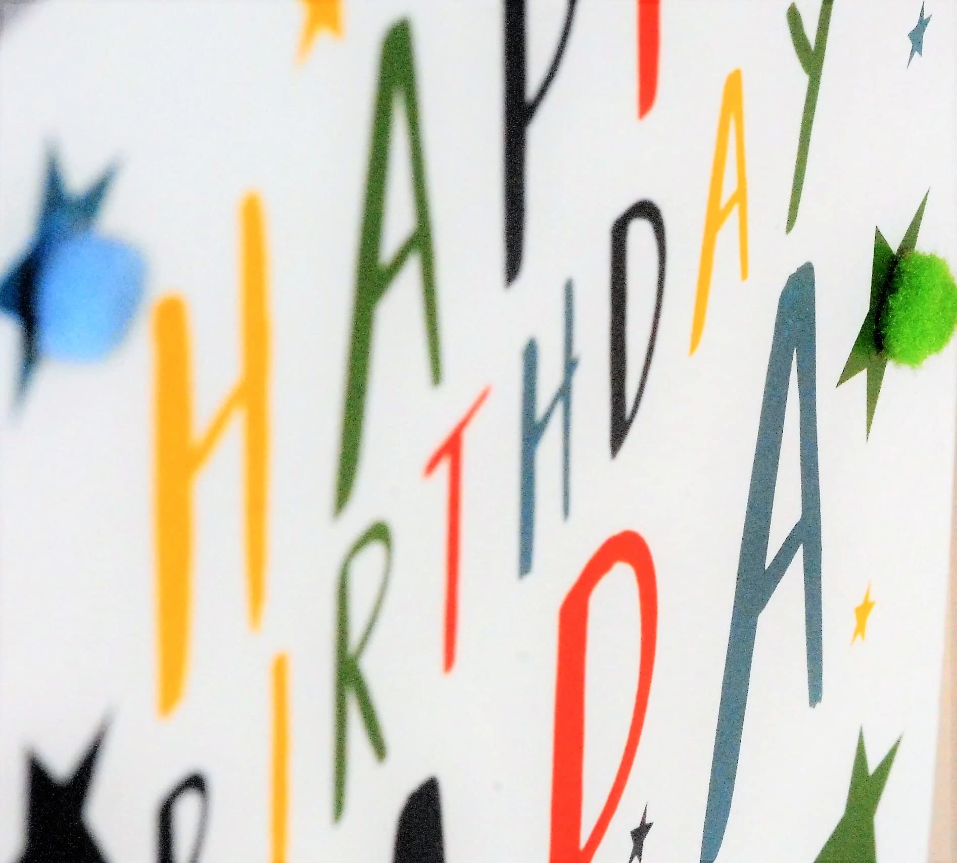 Claire Giles Greeting Cards - Happy Birthday Papa Card with Pompoms | 150x150mm | Pack of 1 4
