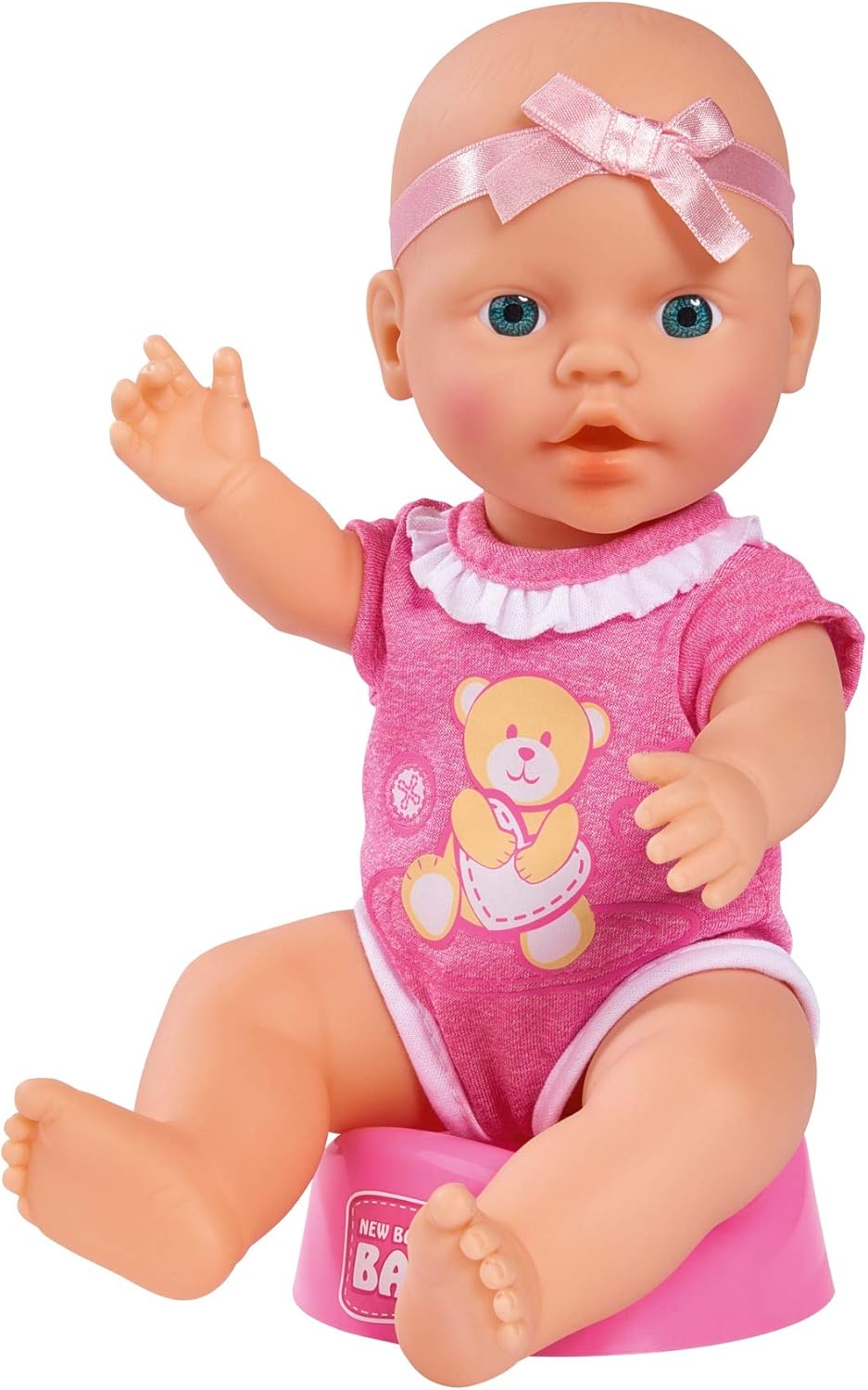 Simba New Born Baby Cute Doll - 30cm Vinyl Doll with Drinking & Wet Function 3