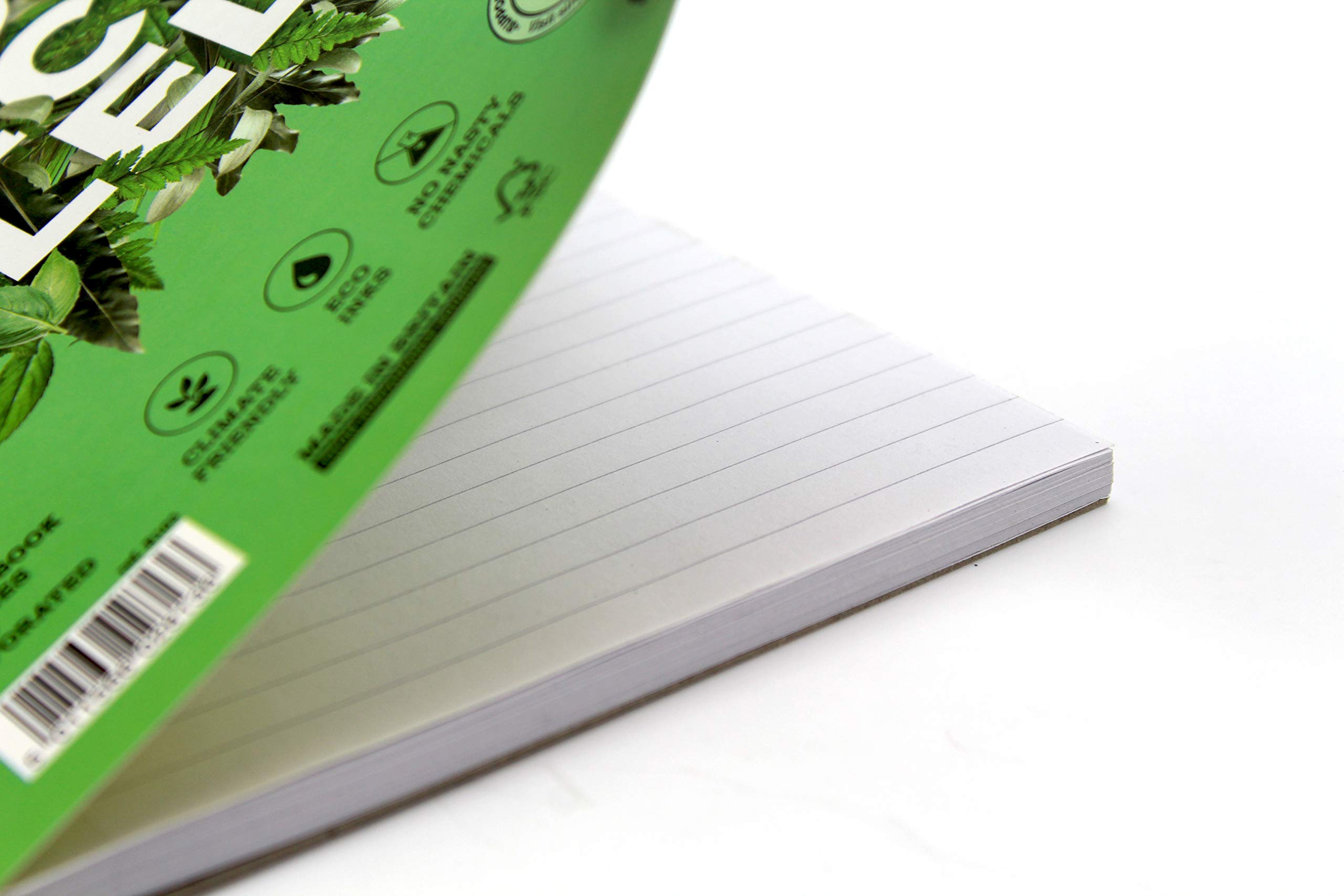 Silvine A5 Premium Recycled Wirebound Notebook - 120 Lined Pages | 80gsm | Soft Cover 3