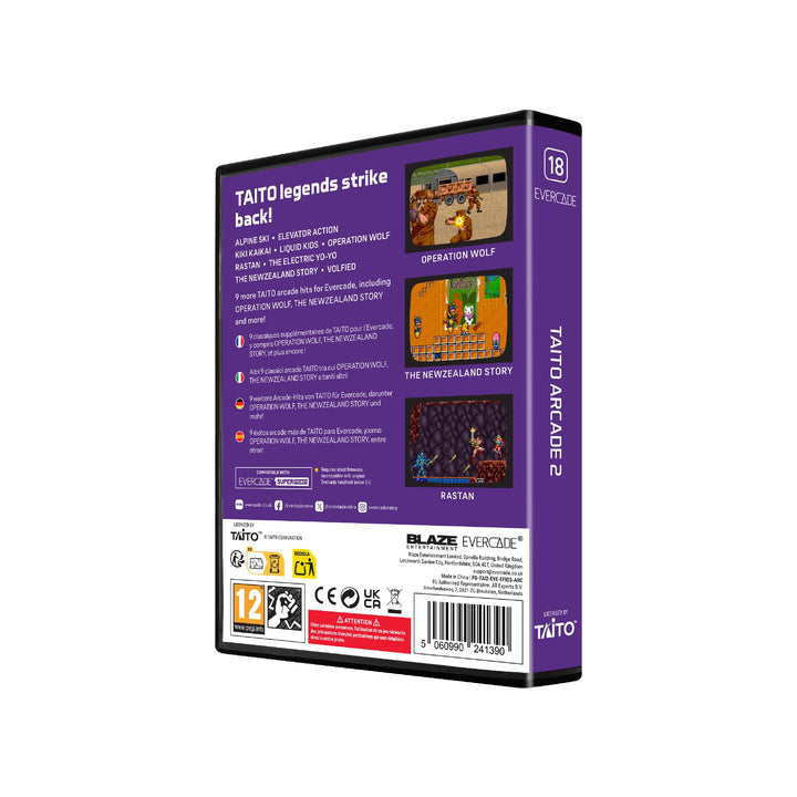 Taito Arcade 2 Collection - Evercade Cartridge