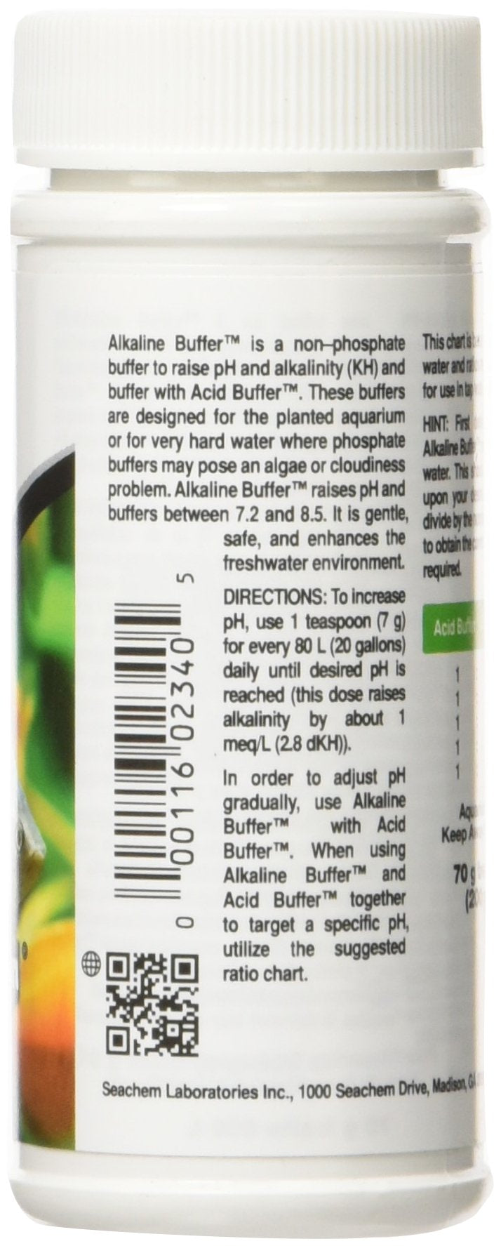 Seachem Alkaline Buffer - Raises pH and Alkalinity (KH) | 70g