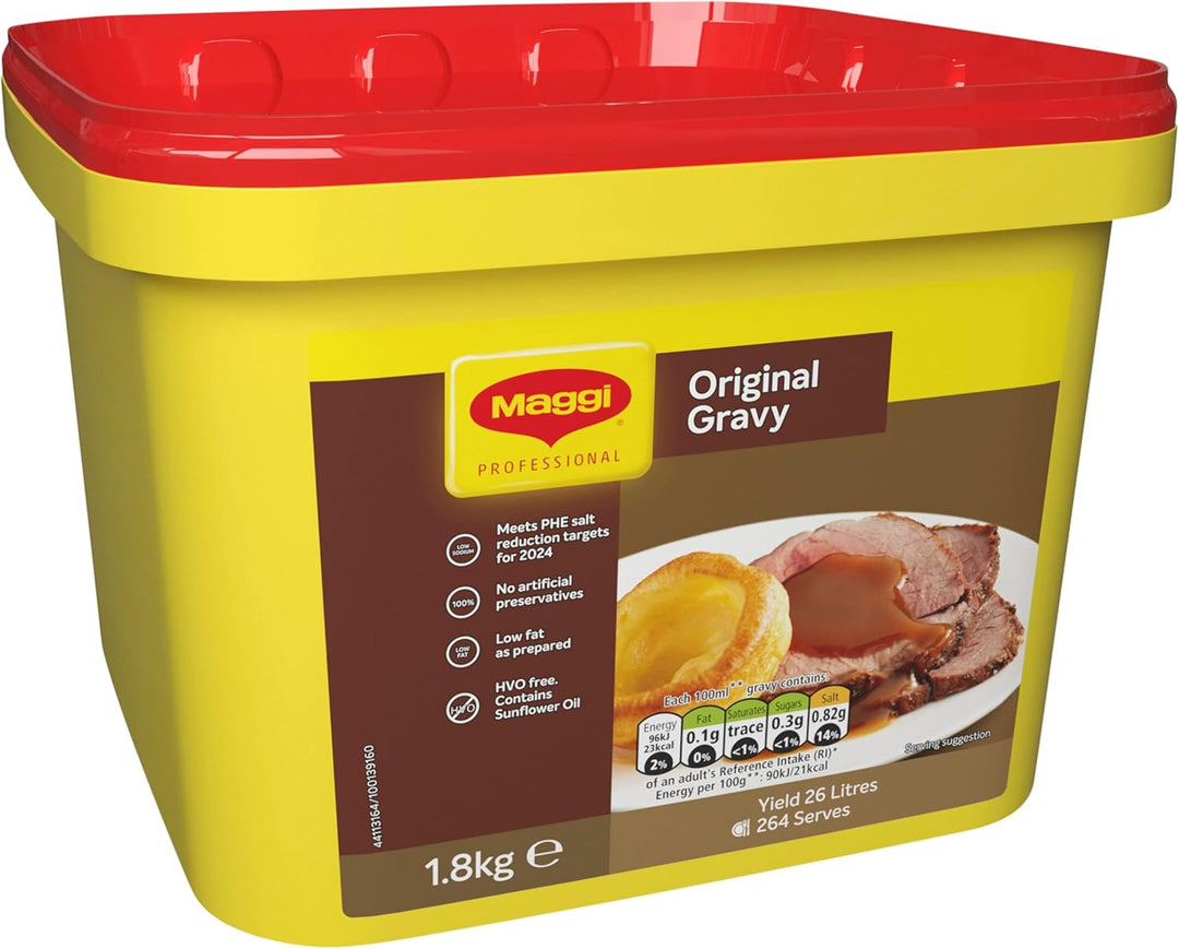 MAGGI Original Gravy Mix, 1.8 kg – Authentic Thick Gravy for Roasts & Classic Dishes