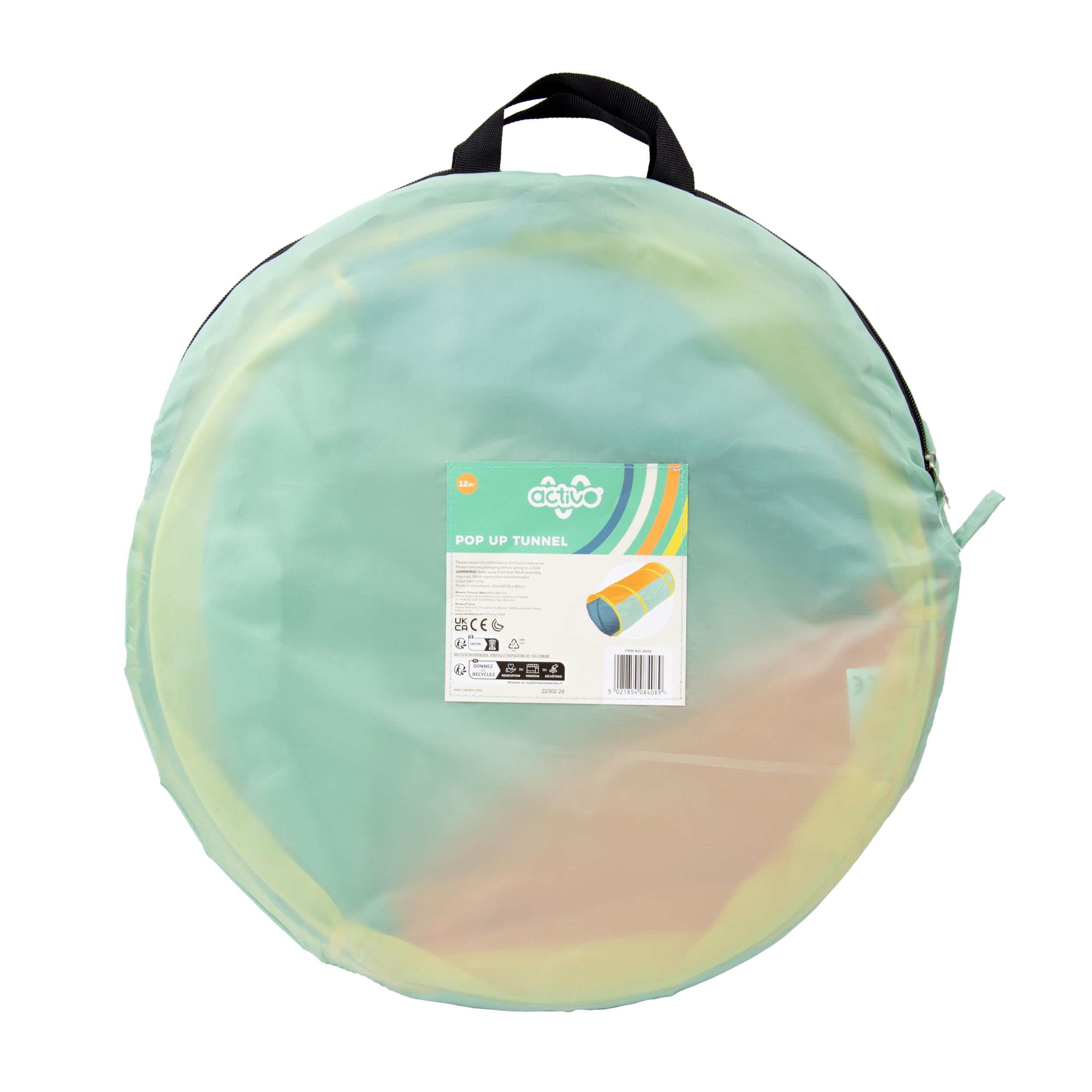 Mookie Activo Pop Up Tunnel - Instant Setup Indoor/Outdoor Play for Toddlers 12+ Months 5