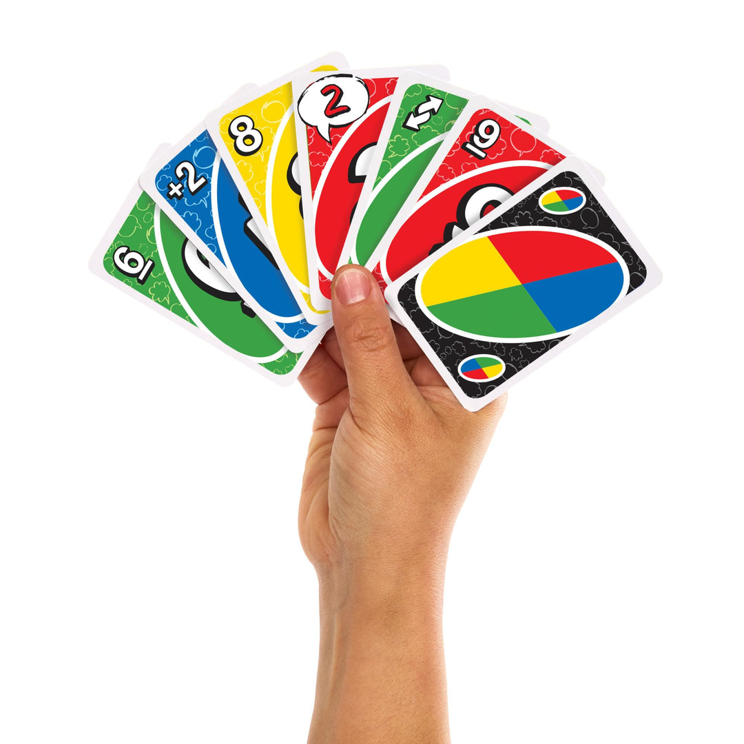 Mattel UNO House Rules Card Game for Family, Party & Travel - HRL31