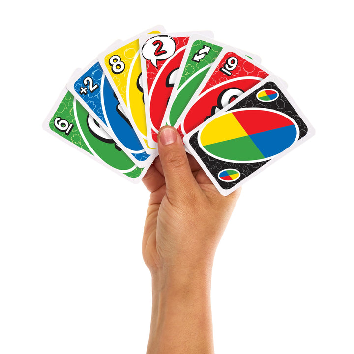 Mattel UNO House Rules Card Game for Family, Party & Travel - HRL31