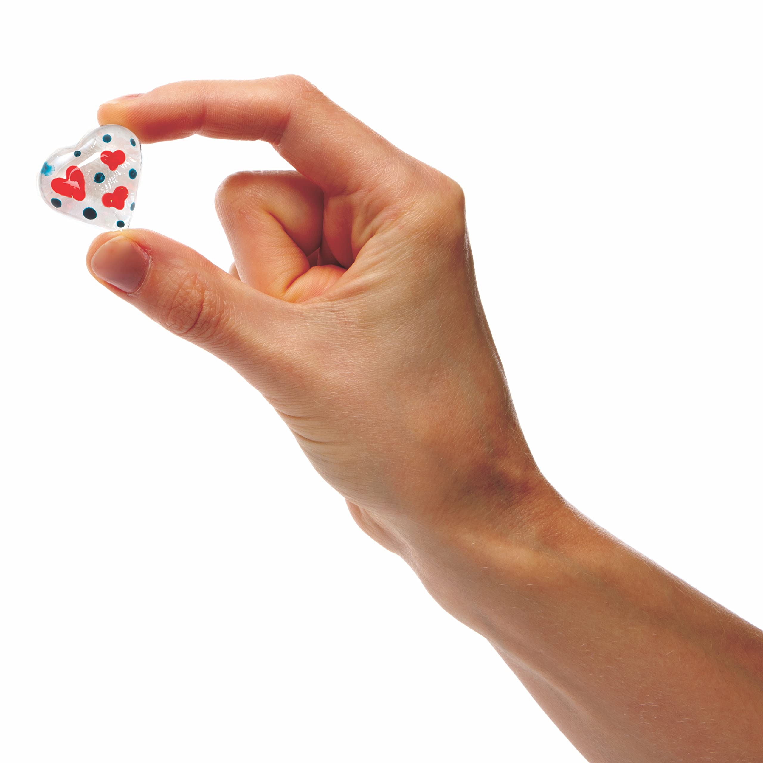 Baker Ross Heart Glass Painting Stones - Pack of 30 for Valentine's & Mother's Day Crafts | Approx. 25mm 4