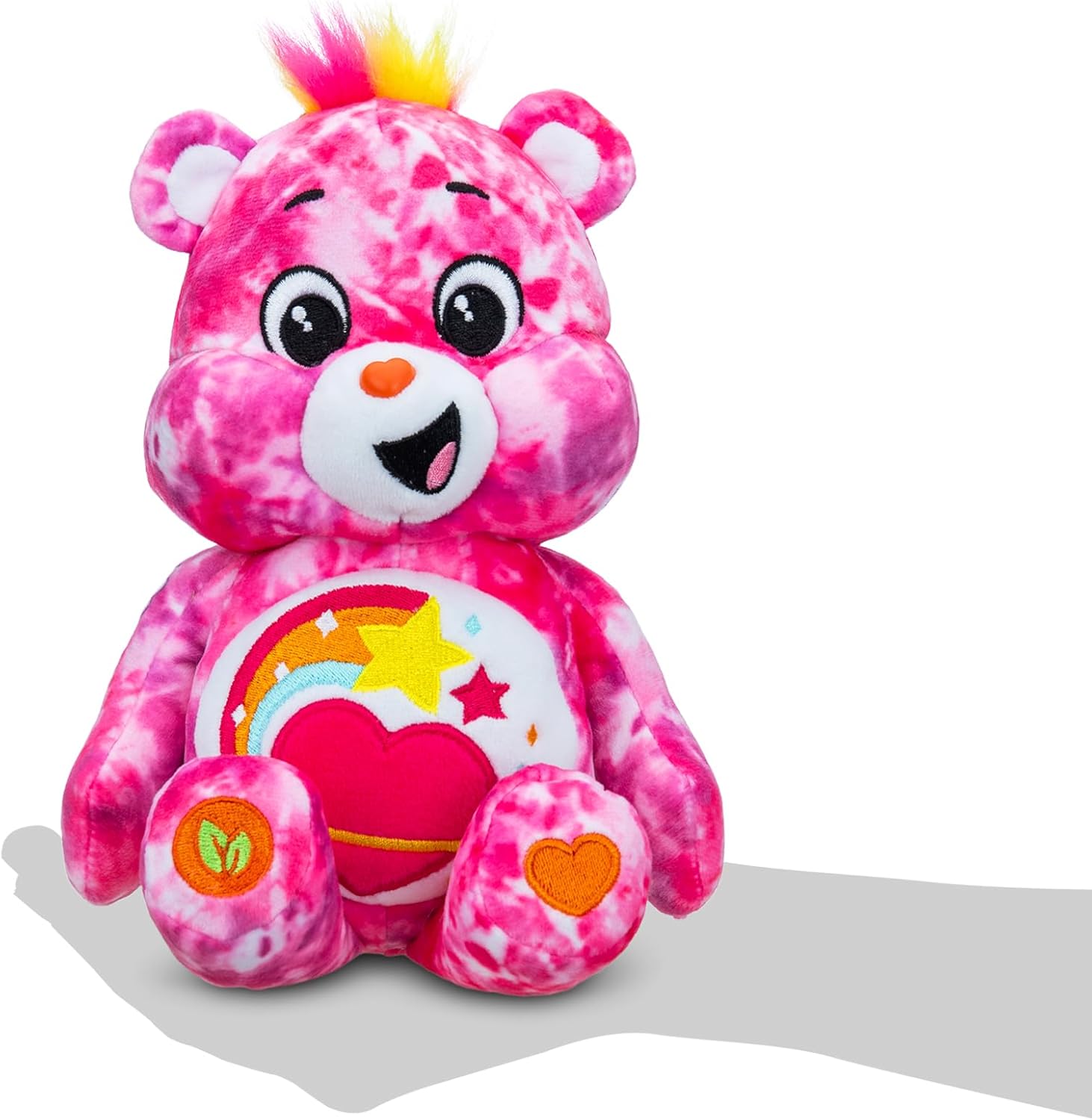 Care Bears Blissful Heart Bear 22cm Bean Plush - Soft Cuddly Toy for Kids 2