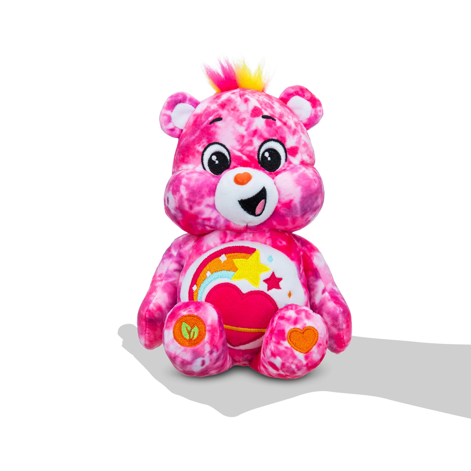 Care Bears Blissful Heart Bear 22cm Bean Plush - Soft Cuddly Toy for Kids 14