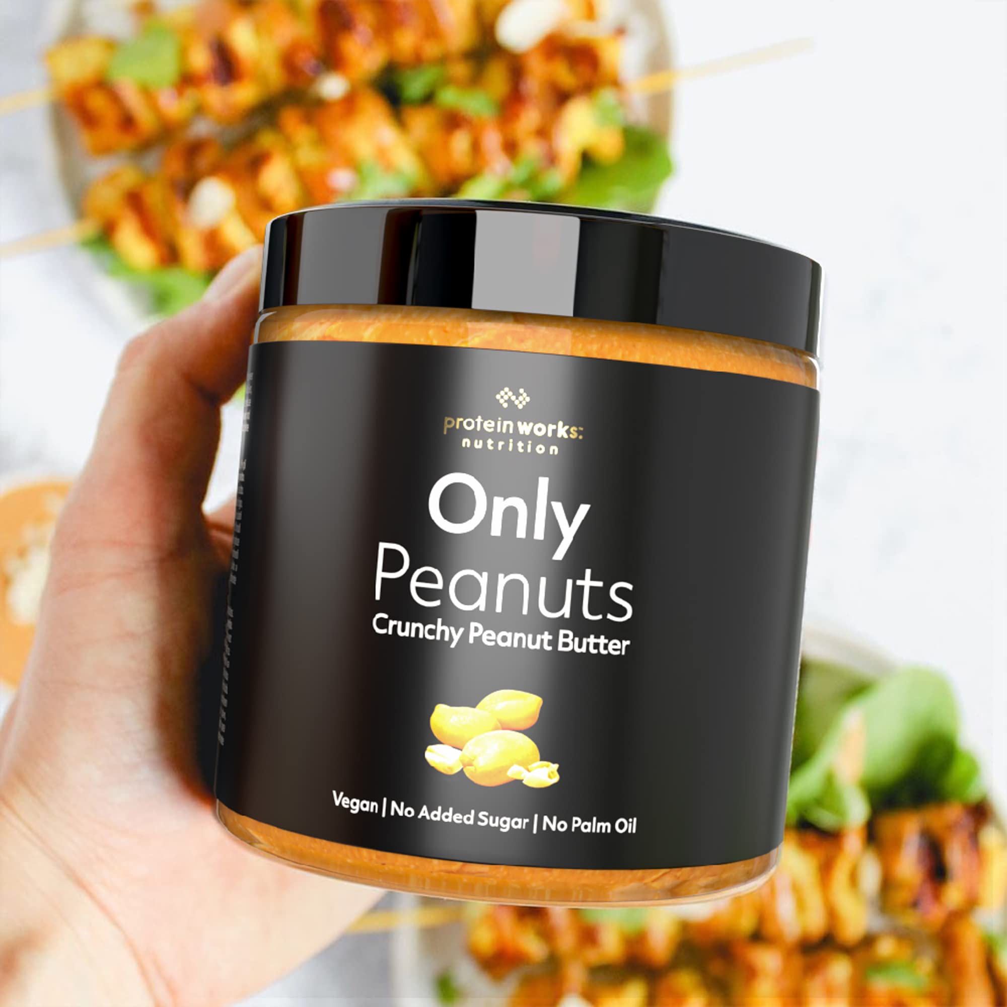 Protein Works - All Natural Peanut Butter, No Added Sugar, 500g 9