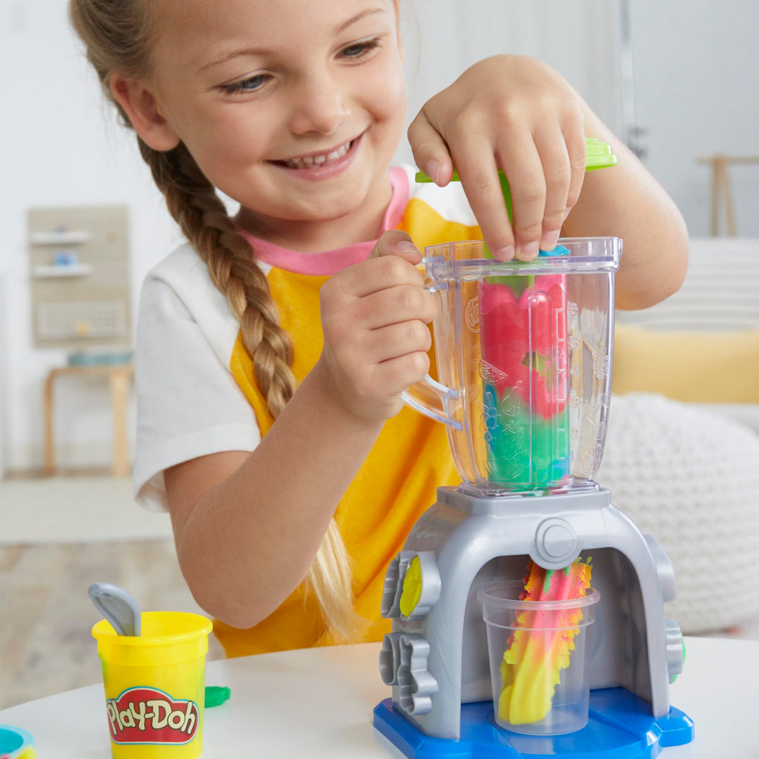 Play-Doh Swirlin' Smoothies Toy Blender Playset - Creative Kitchen Roleplay for Ages 3+