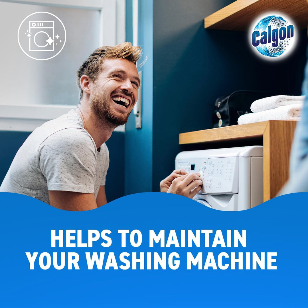 Calgon 4-in-1 Washing Machine Water Softener Tablets - 75 Tablets