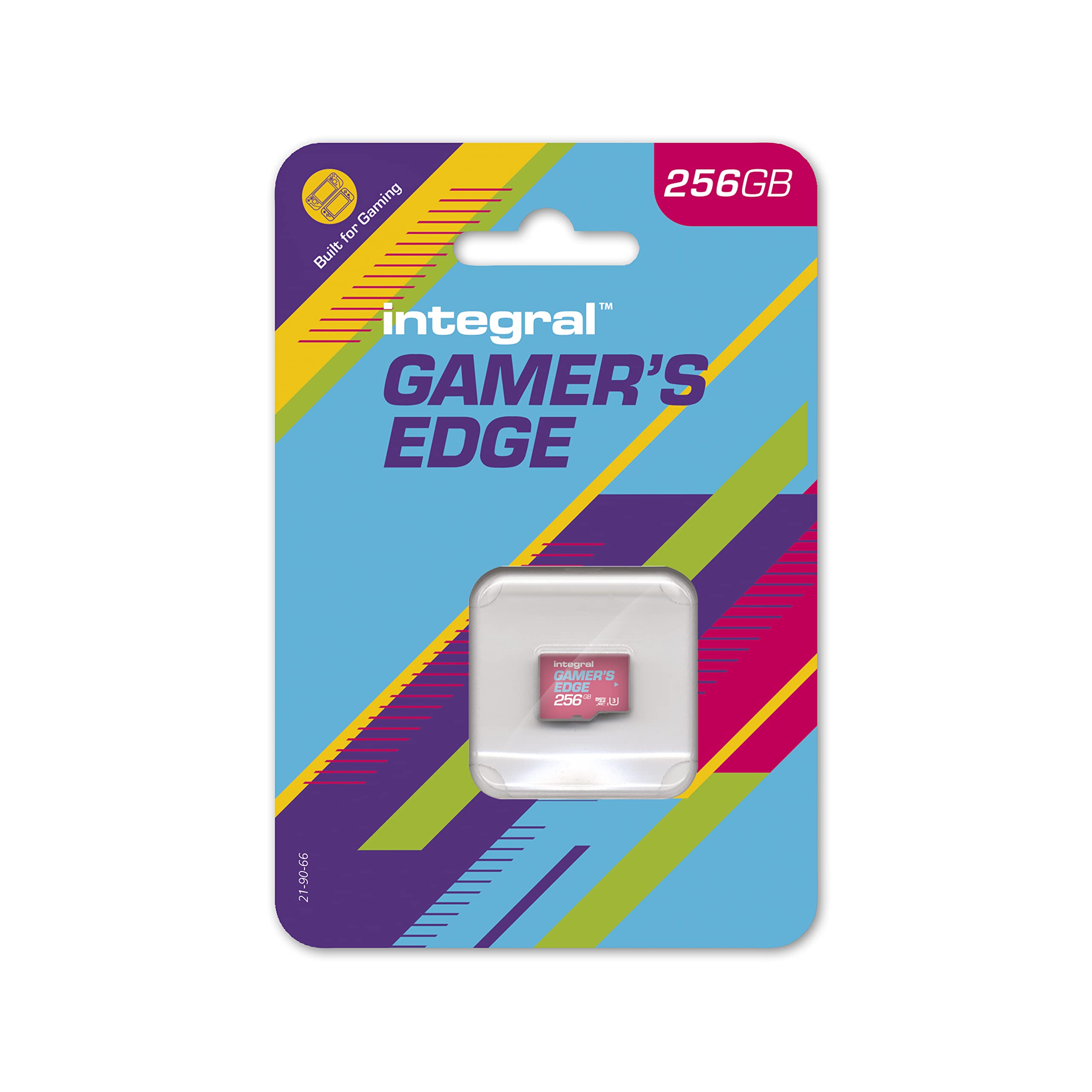 Integral Gamer's Edge Micro SD Card - 256GB Storage for Nintendo Switch | 100MB/s Read 2