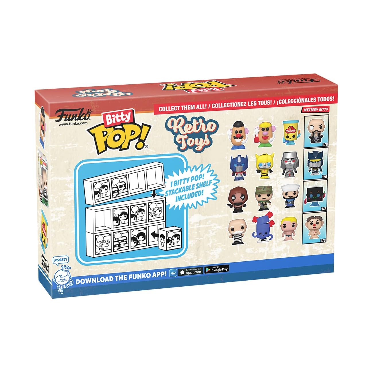 Funko Bitty Pop! Retro Toys - Mr. Potato Head 4PK with Mystery Mini Figure 3
