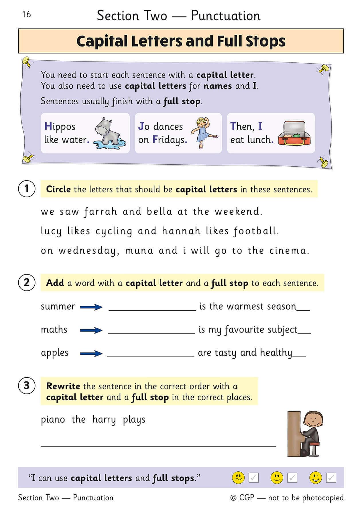 CGP KS1 English Targeted Question Book - Grammar, Punctuation & Spelling for Year 2 | Paperback | 64 Pages 3