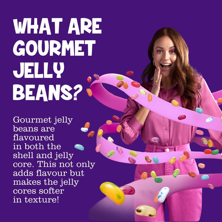 The Jelly Bean Factory Gourmet Jelly Beans Gift 380g Can - Bulk Gluten Free Sweets