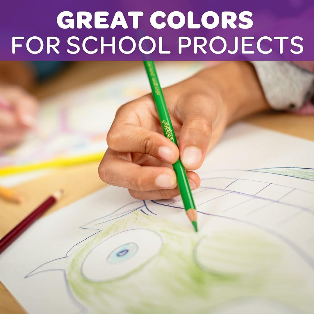 CRAYOLA Coloured Pencils - 48 Pack Multicolor Pencils for Kids, Ages 3+