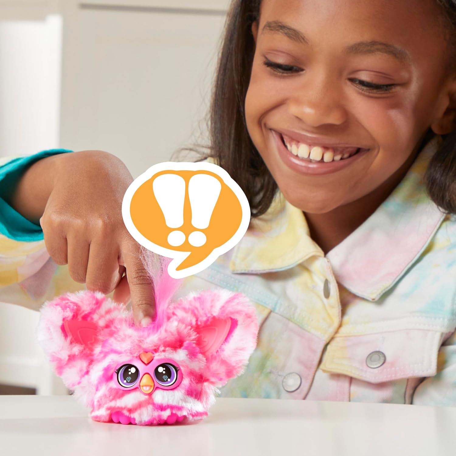 Furby Bub-Lee K-Pop Mini Elektronisches Plüschtier mit Sound und Schlüsselanhänger 5