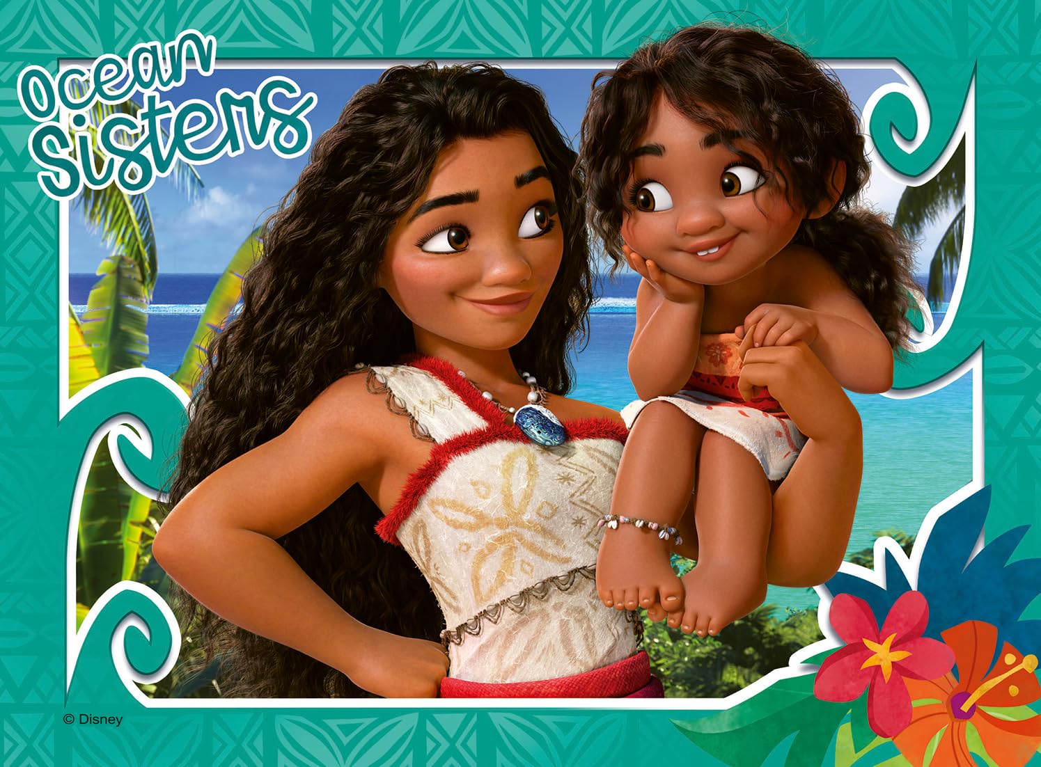 Ravensburger Disney Moana 2 Jigsaw Puzzles Set for Kids Age 3+ | 12, 16, 20, 24 Pieces