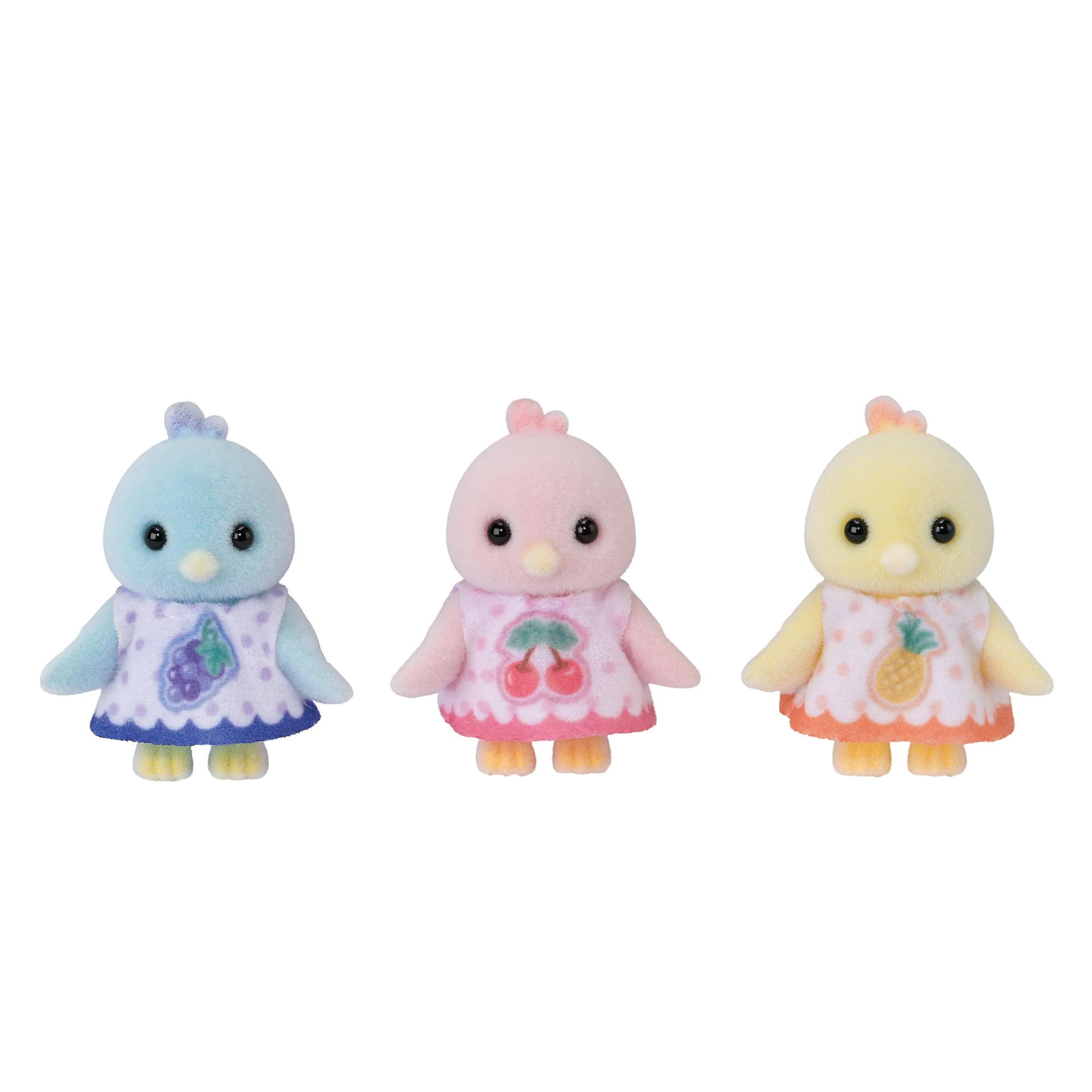 Sylvanian Families Citrus Bird Family Playset - Includes 6 Figures & Fruit Harvesting Gimmick | Ages 3+ 4