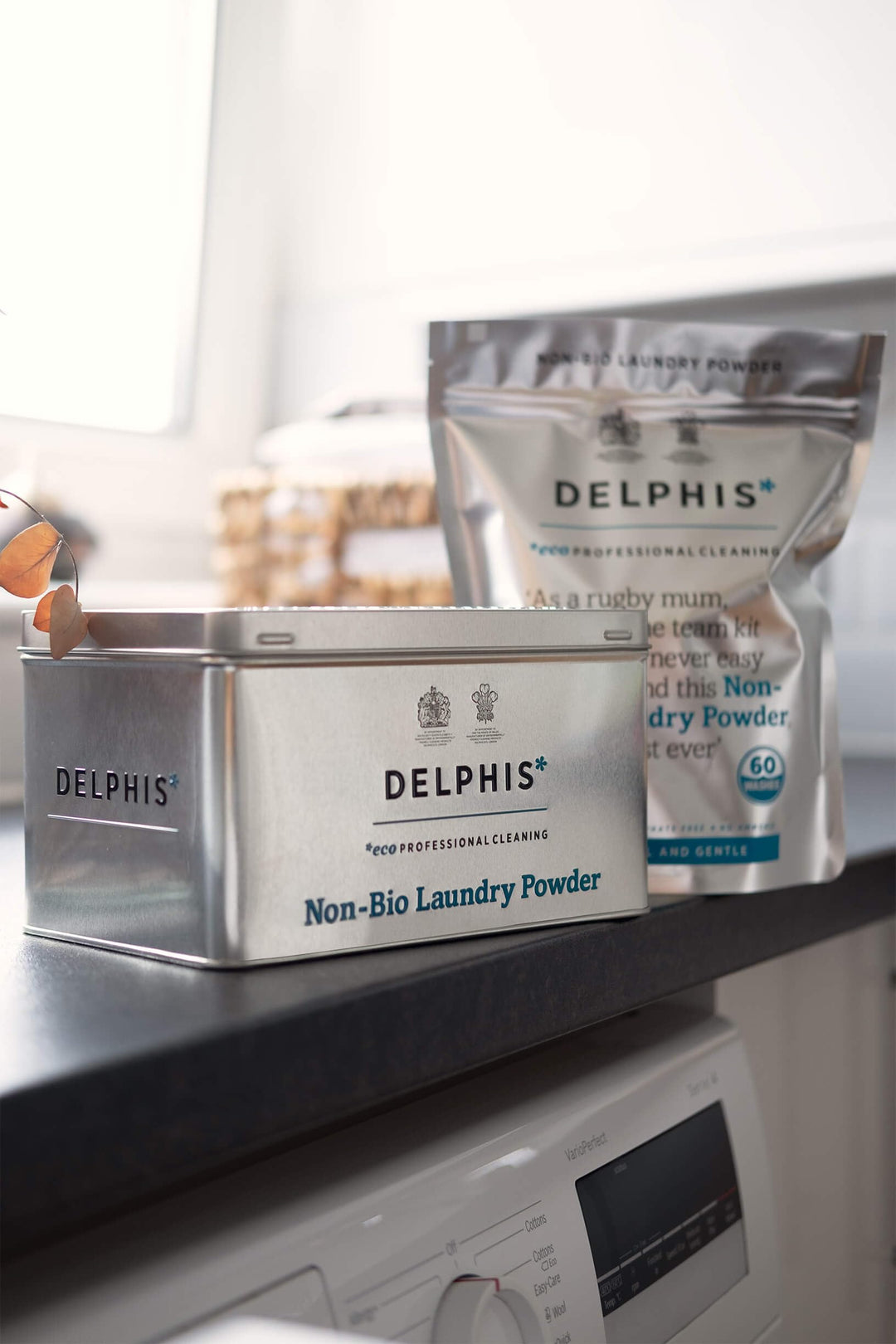 Delphis Eco - Non-Bio Washing Powder with Free Collectors Tin | 60 Washes