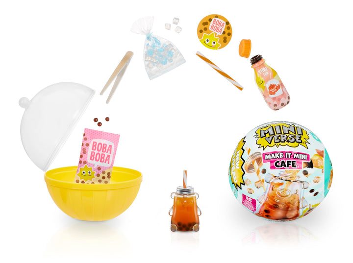 MGA's Miniverse Make It Mini Cafe Series 4 - DIY Resin Mini Collectibles for Kids