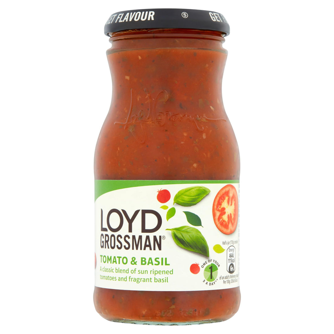 Loyd Grossman Italian Tomato & Basil Sauce (350g)