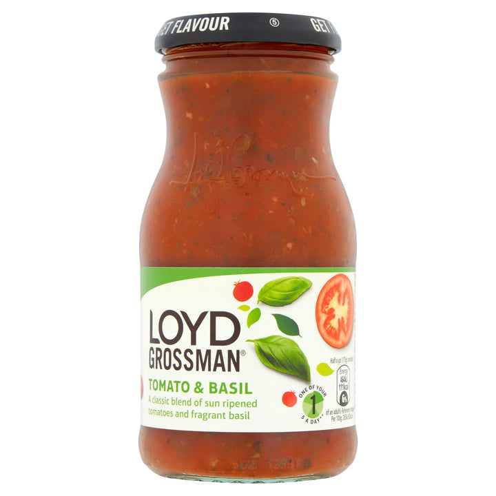 Loyd Grossman Italian Tomato & Basil Sauce (350g)