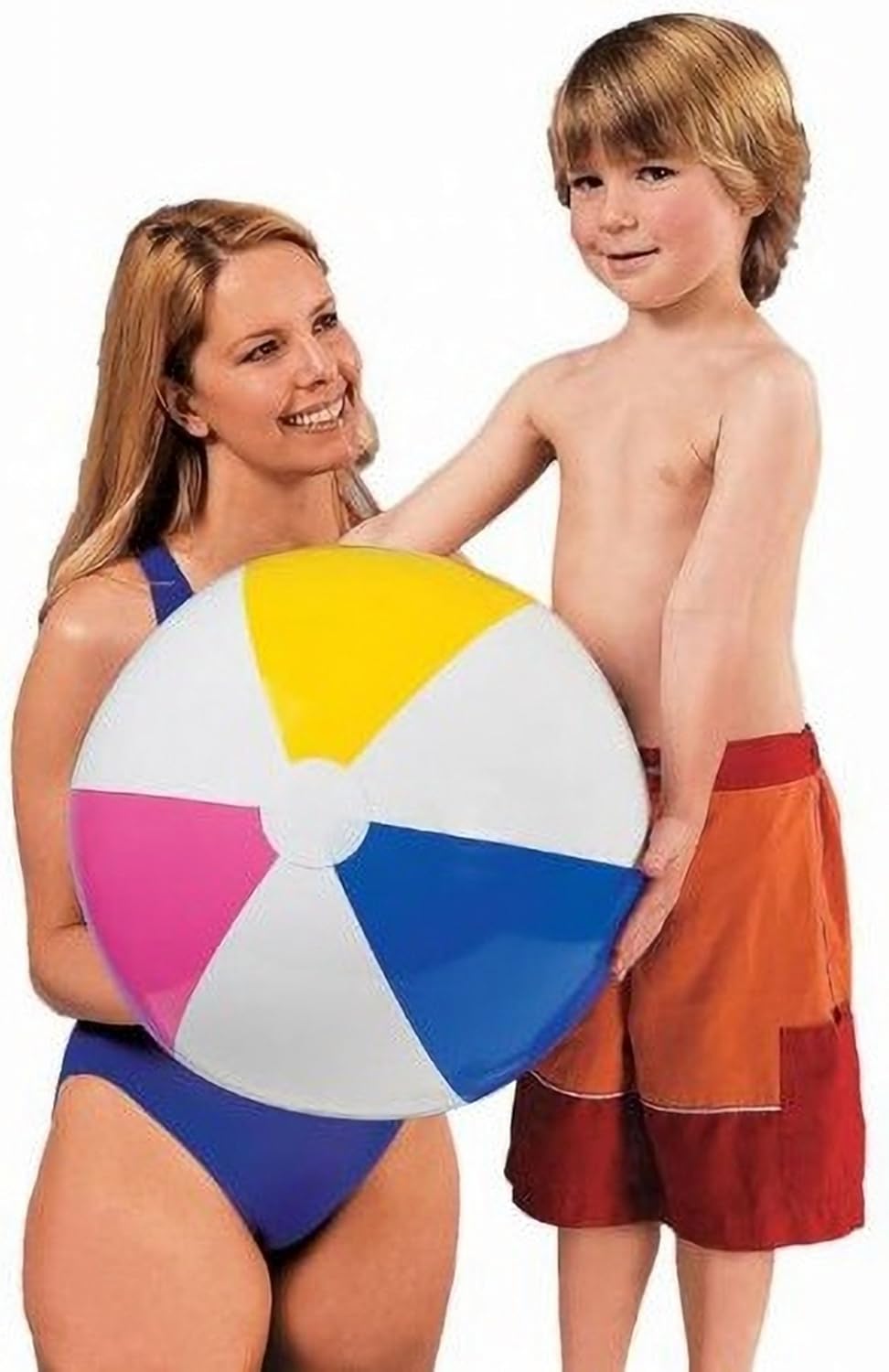 Intex 59030EP 24 Zoll glänzender Strandball – Spielen im Freien für Kinder ab 3 Jahren 5