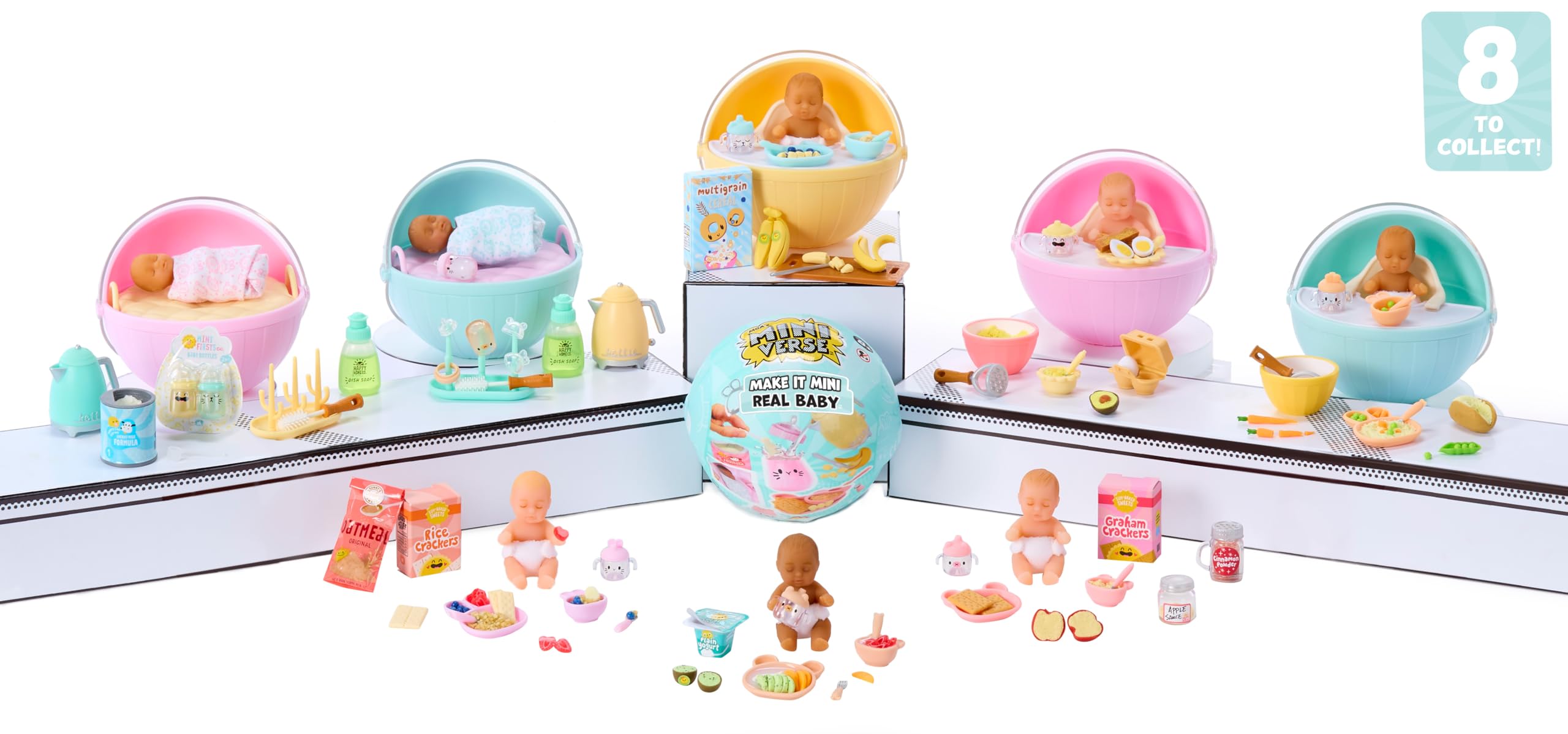 MGA's Miniverse Make It Mini Baby Food - Mini Collectible Playset for Kids 5
