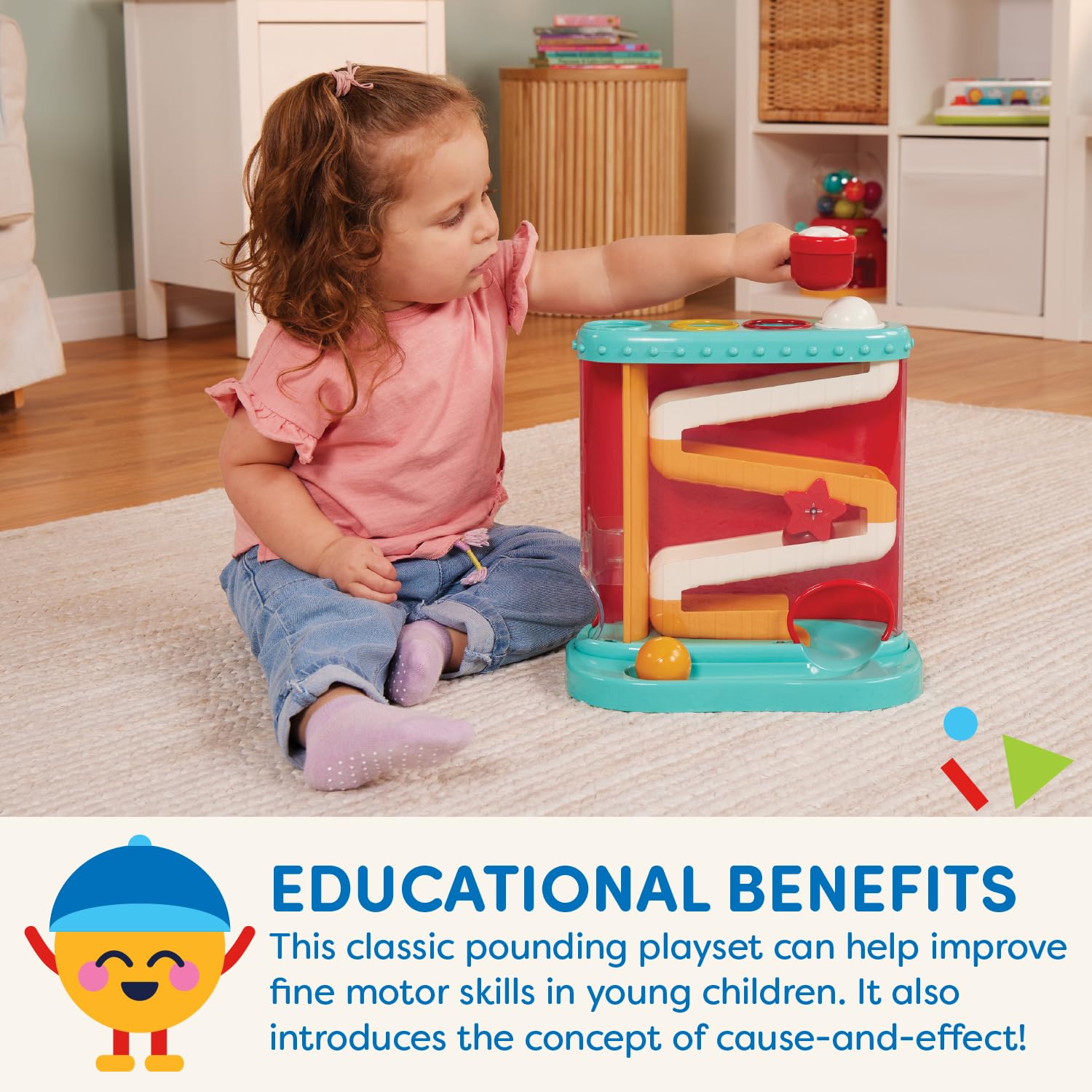 Battat Pound-a-Ball Toy - Ball Maze for Babies | Fine Motor Skill Development | Ages 12+ Months 4