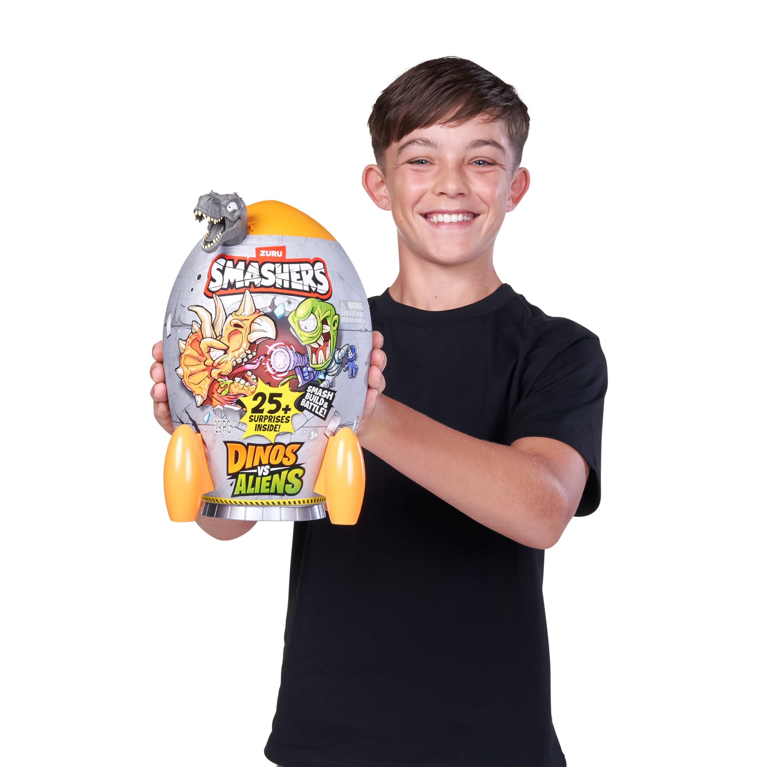 Smashers Dino vs Aliens Medium - Spinosaurus Smashable Egg Toy by ZURU 2