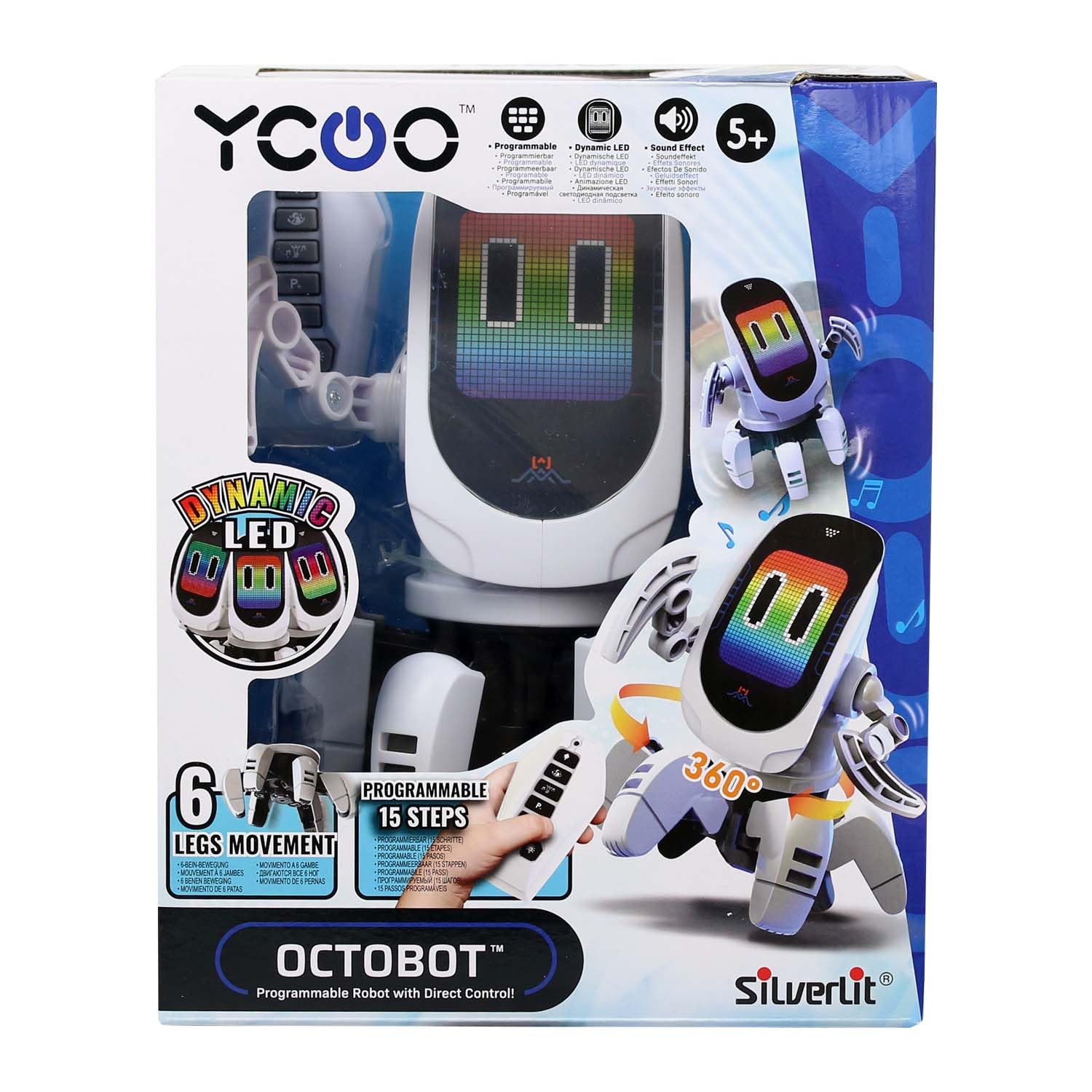 SilverLit YCOO Octobot Interactive Robot Toy with 6 Legs and LED Face 7