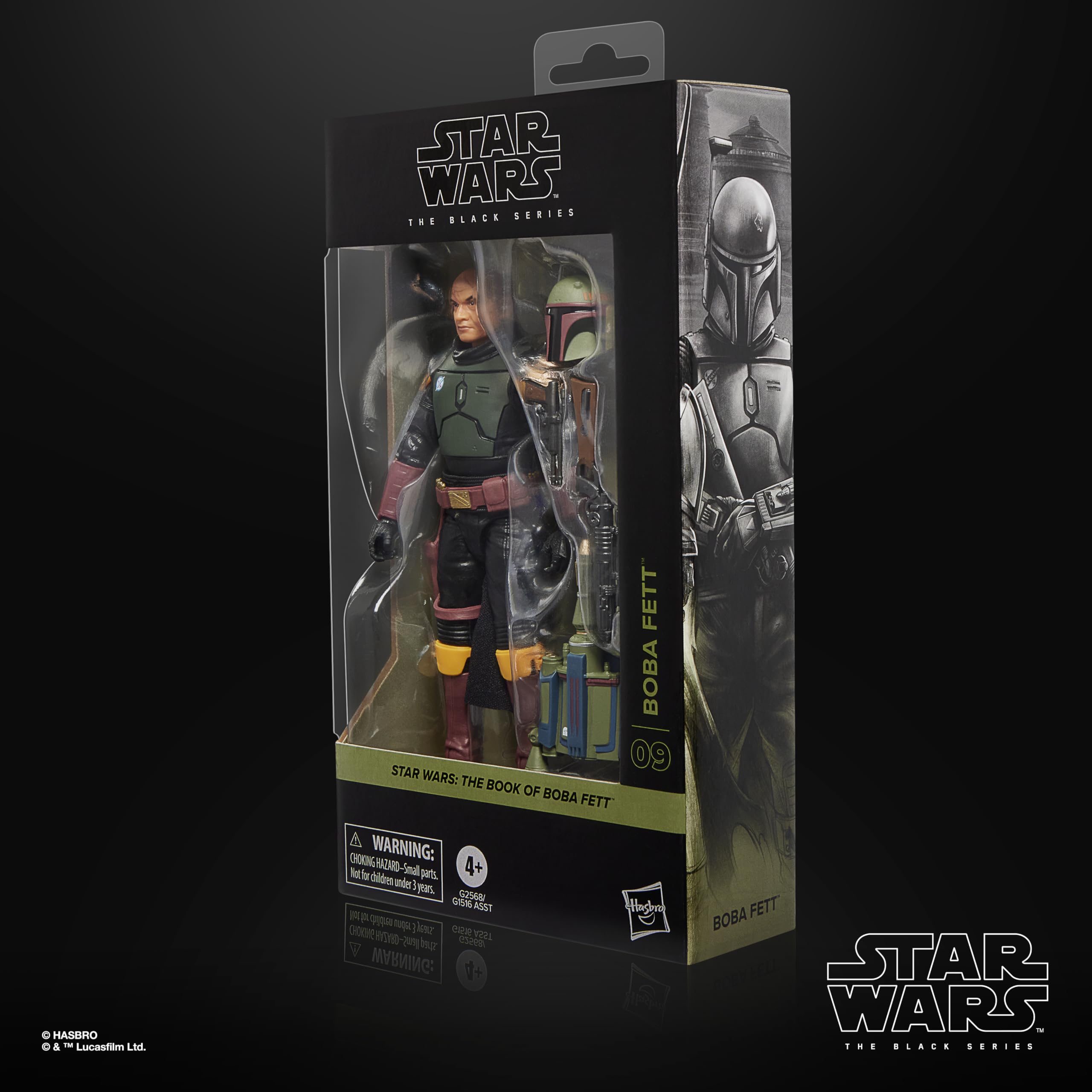 Star Wars The Black Series Boba Fett - The Book of Boba Fett Figure | 6 Inch | Hasbro 9