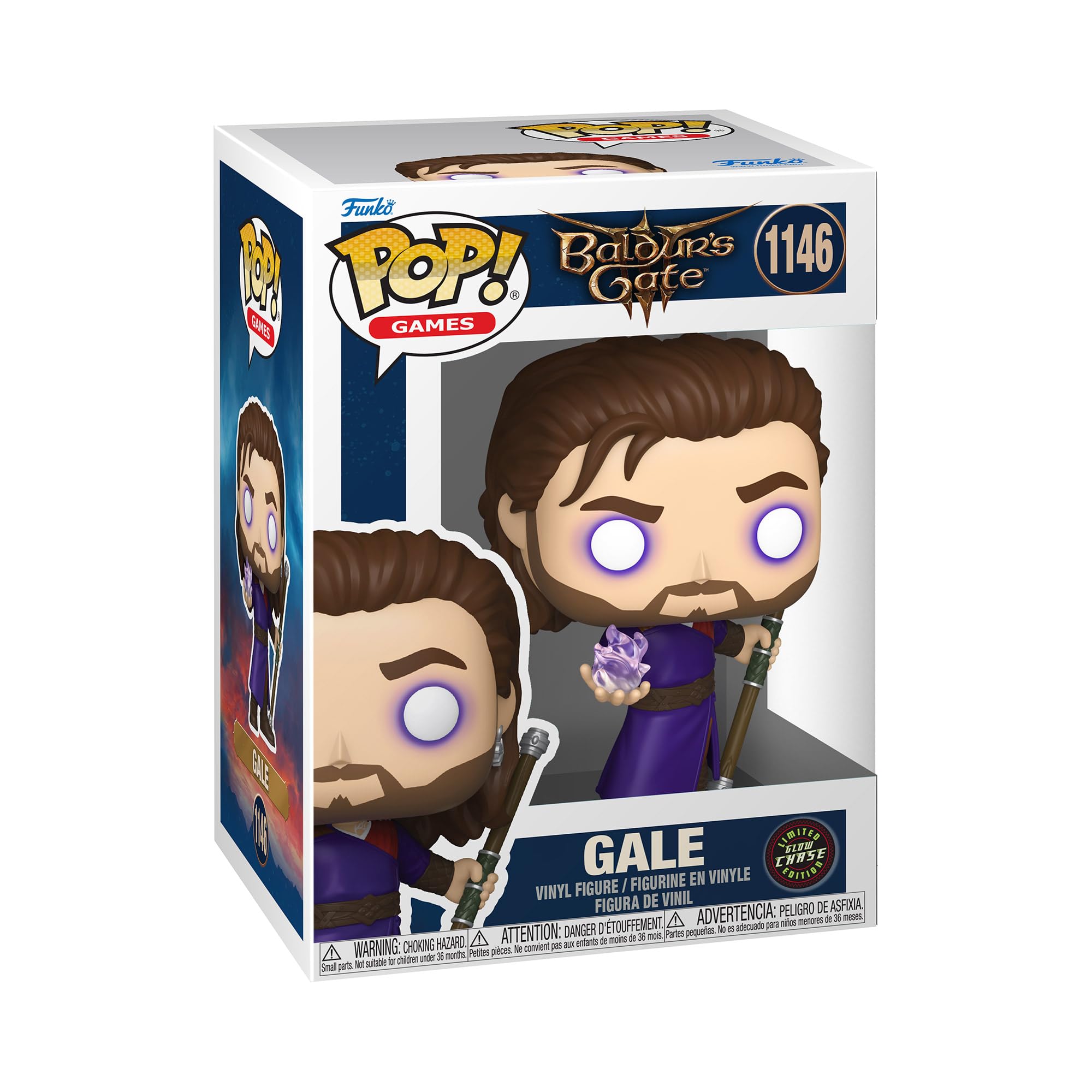 Funko Pop! Games: Baldur's Gate 3 - Gale Collectible Vinyl Figure | 1/6 Odds for Rare Chase Variant 3