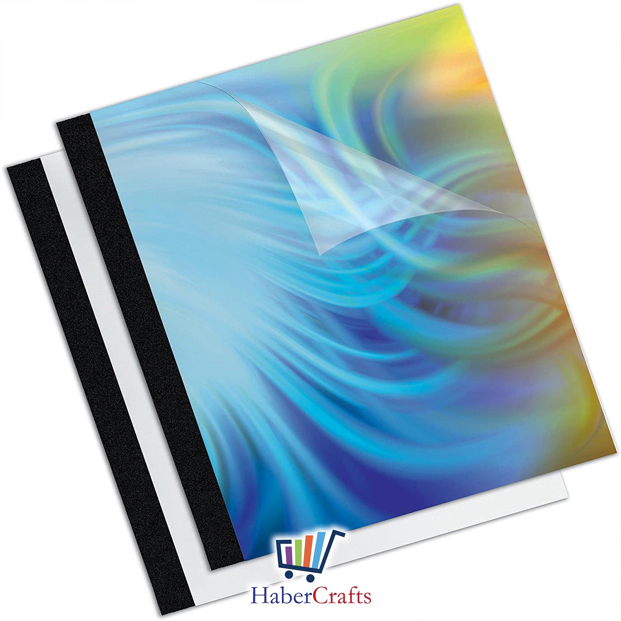 Habercrafts Acetate Sheets - Clear Heavy Duty Binding Covers | 240 Micron Thick | A4 Size | 10 Sheets 8