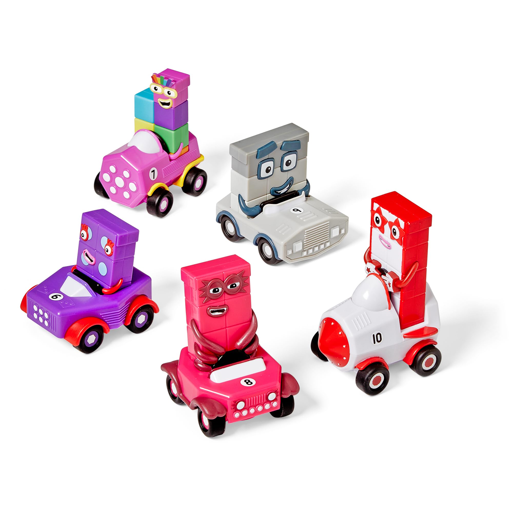 Learning Resources Numberblocks Mini Vehicles Six to Ten - Educational