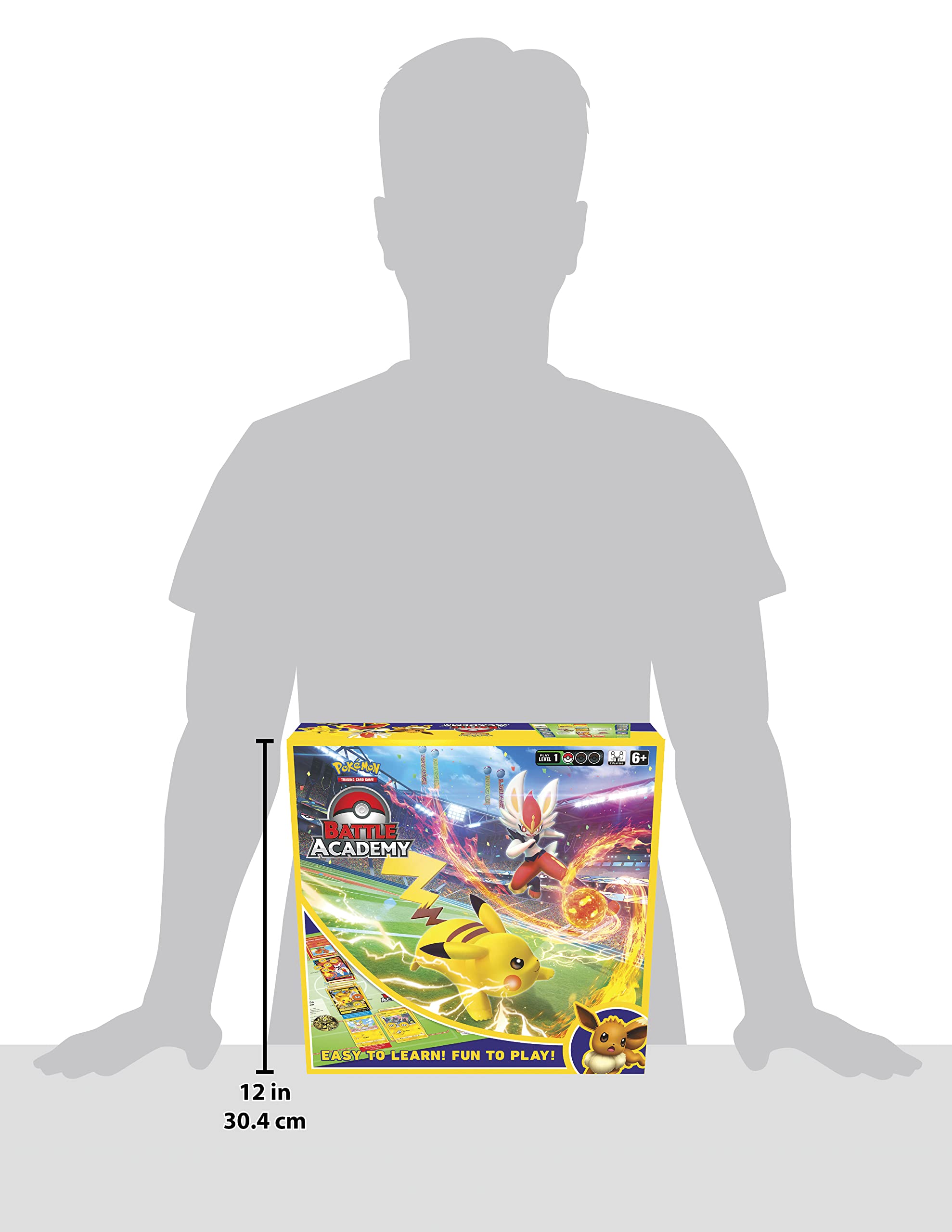 Pokémon Trading Card Game Battle Academy with Cinderace V, Pikachu V & Eevee V 5