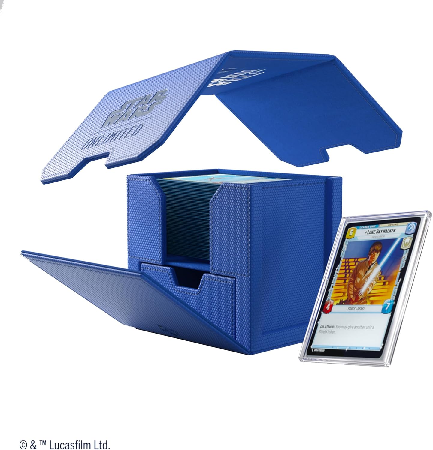 Gamegenic Star Wars Unlimited Deck Pod - Blue - Trading Card Game Accessory 3