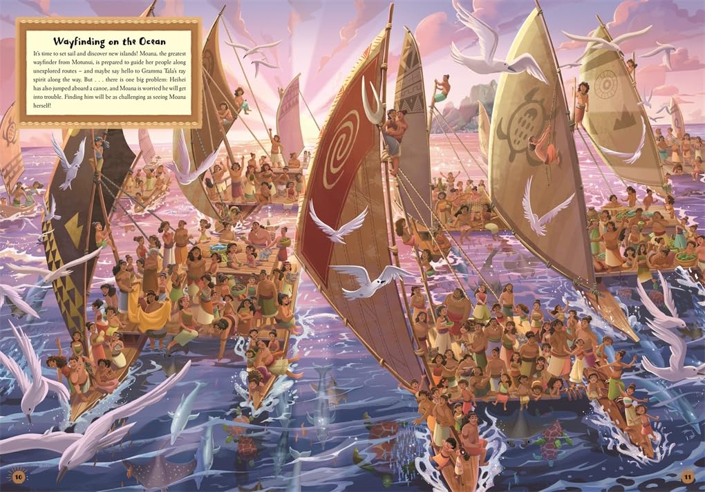 Studio Press Where's Moana?: A Disney Moana Search and Find Activity Book | Ages 5+ | 40 Pages 3